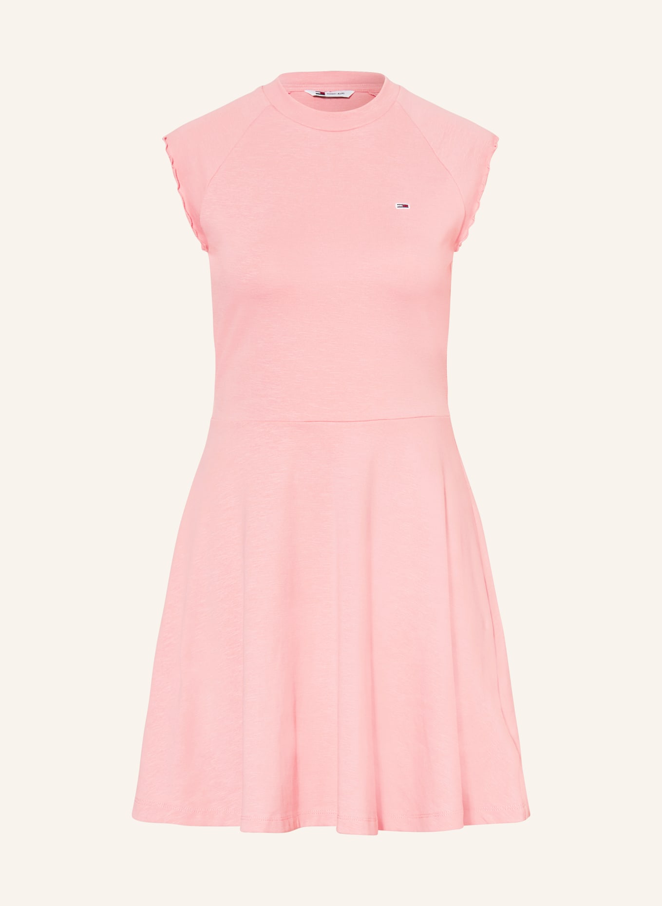 TOMMY JEANS Jersey dress, Color: PINK (Image 1)