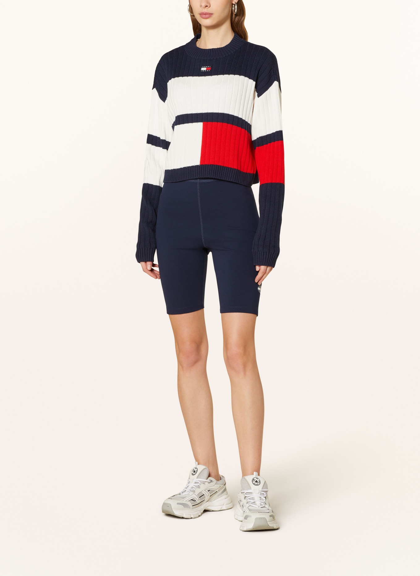 TOMMY JEANS Sweater, Color: DARK BLUE/ RED/ WHITE (Image 2)
