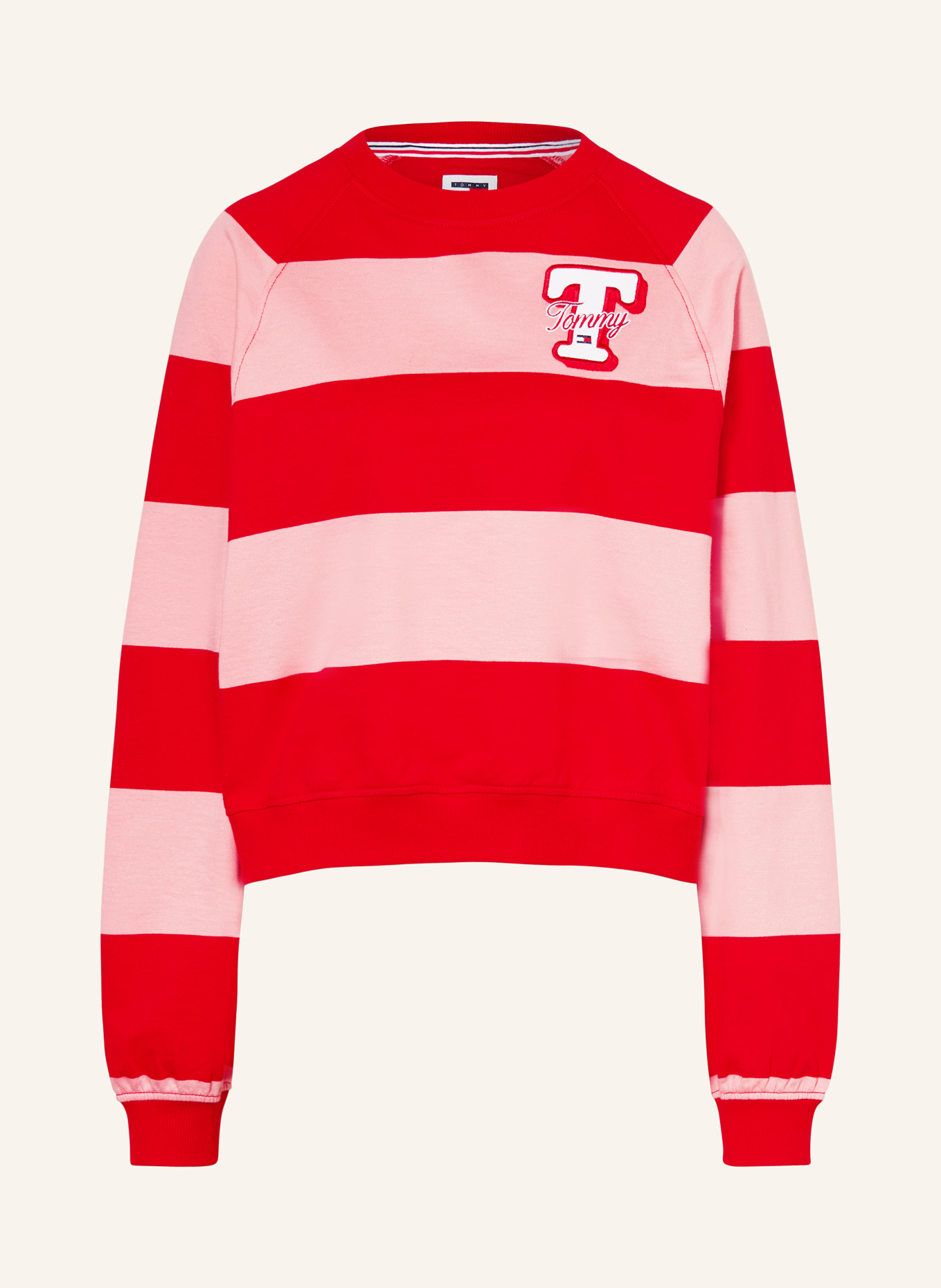 TOMMY JEANS Sweatshirt, Color: PINK/ RED (Image 1)