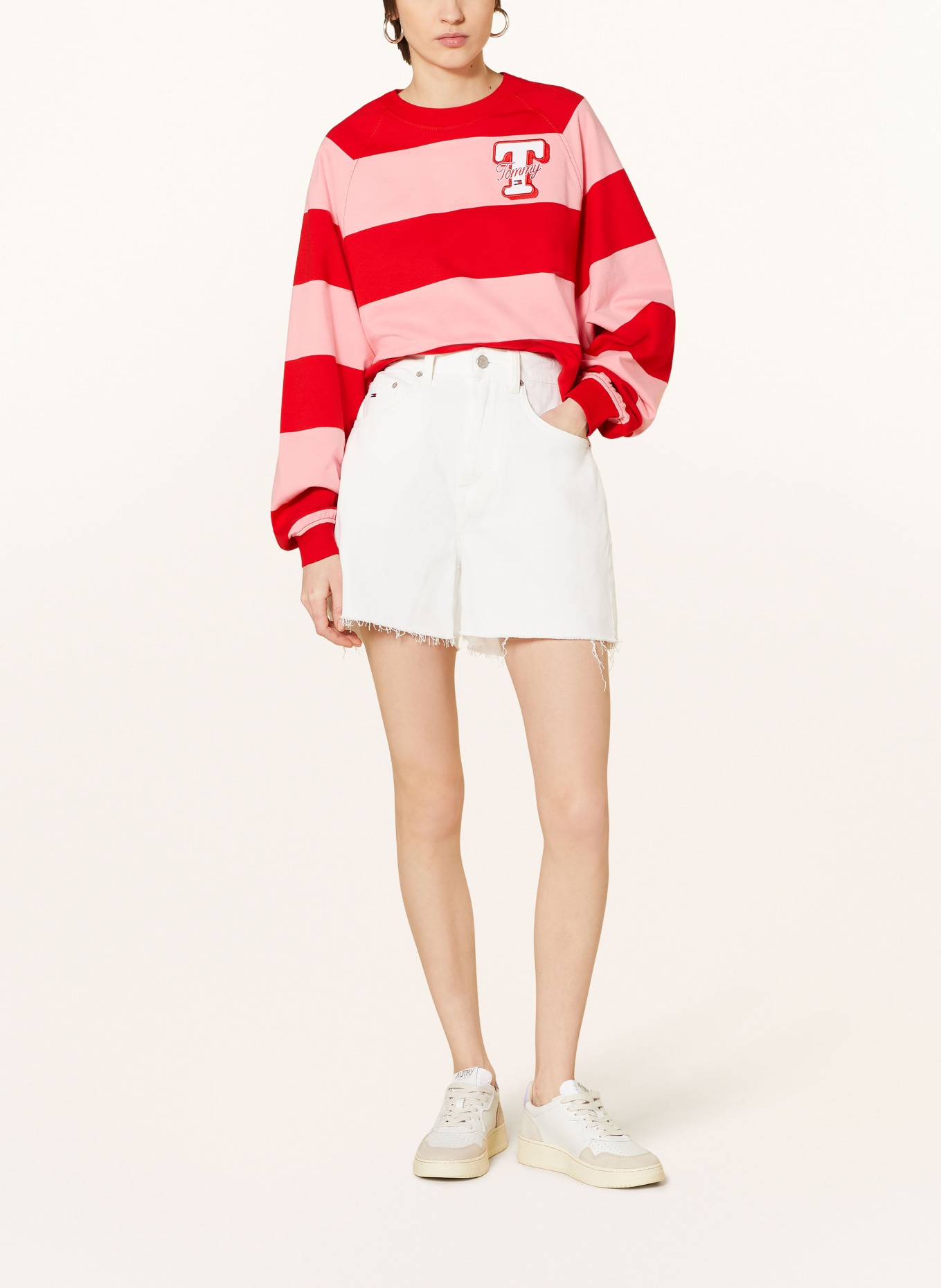 TOMMY JEANS Sweatshirt, Color: PINK/ RED (Image 2)