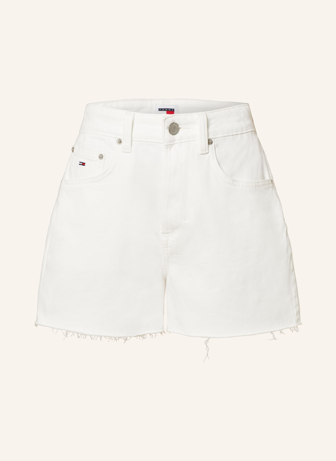 TOMMY JEANS Denim shorts, Color: YBH Ancient White (Image 1)