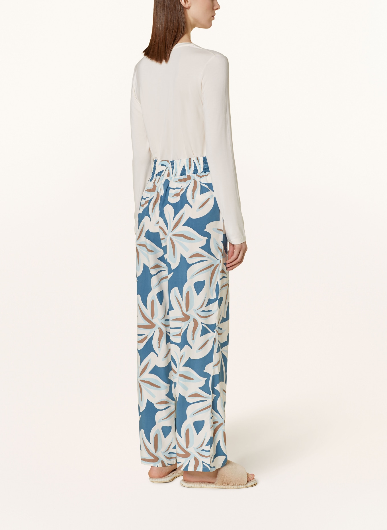 SCHIESSER Spodnie od piżamy MIX+RELAX, Kolor: NIEBIESKI/ BIAŁY (Obrazek 3)