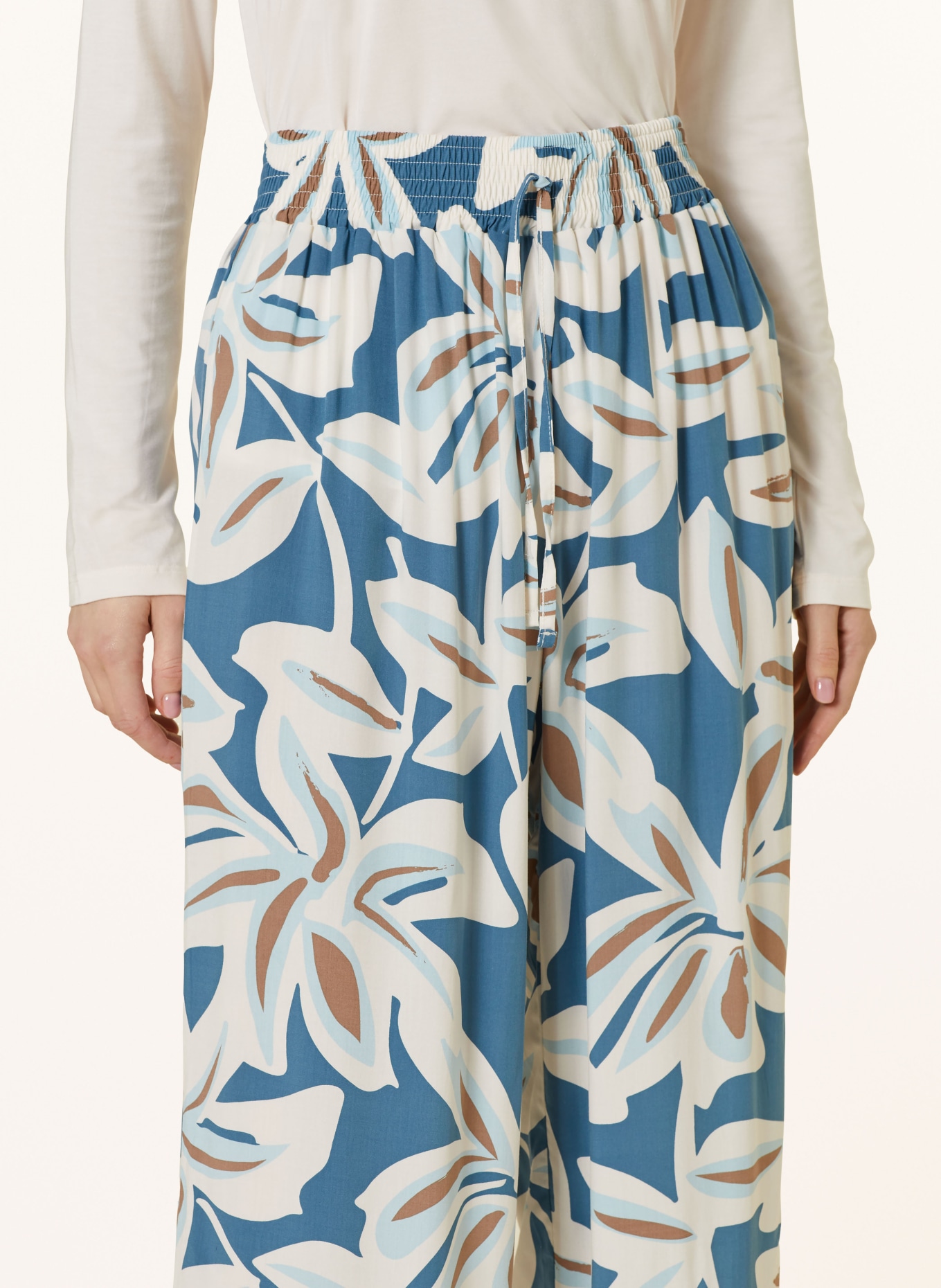 SCHIESSER Spodnie od piżamy MIX+RELAX, Kolor: NIEBIESKI/ BIAŁY (Obrazek 5)