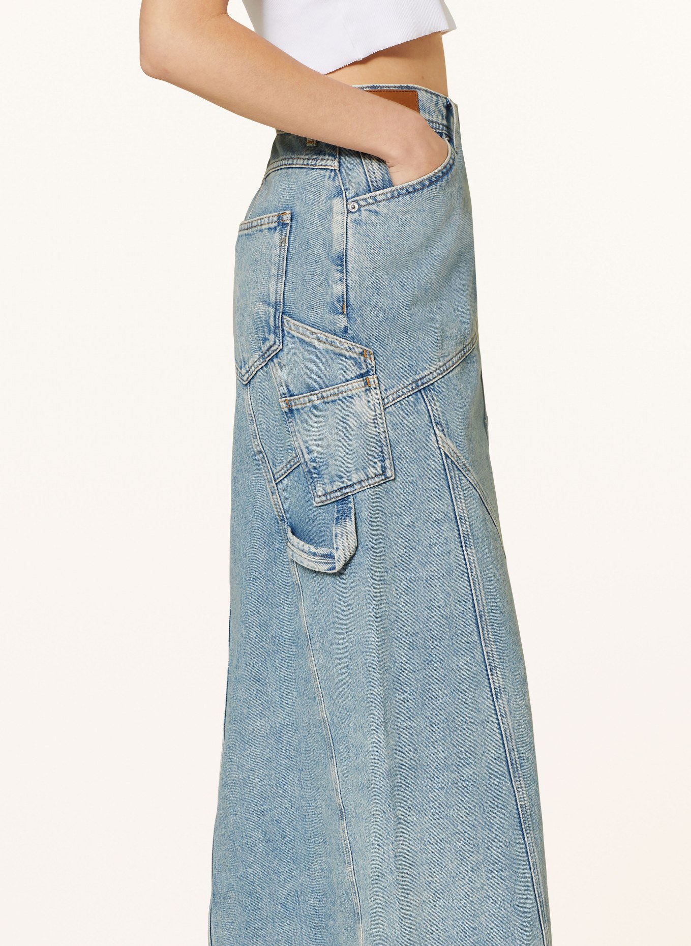 REPLAY Spódnica jeansowa, Kolor: NIEBIESKI (Obrazek 4)