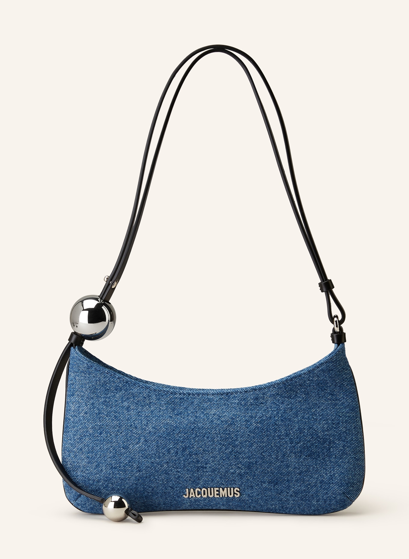 JACQUEMUS Shoulder bag LE BISOU PERLE, Color: BLUE/ BLACK (Image 1)