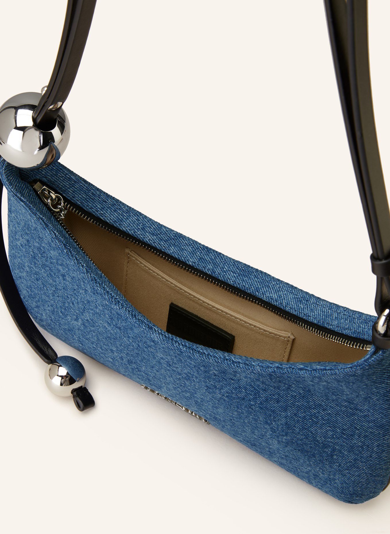JACQUEMUS Shoulder bag LE BISOU PERLE, Color: BLUE/ BLACK (Image 3)