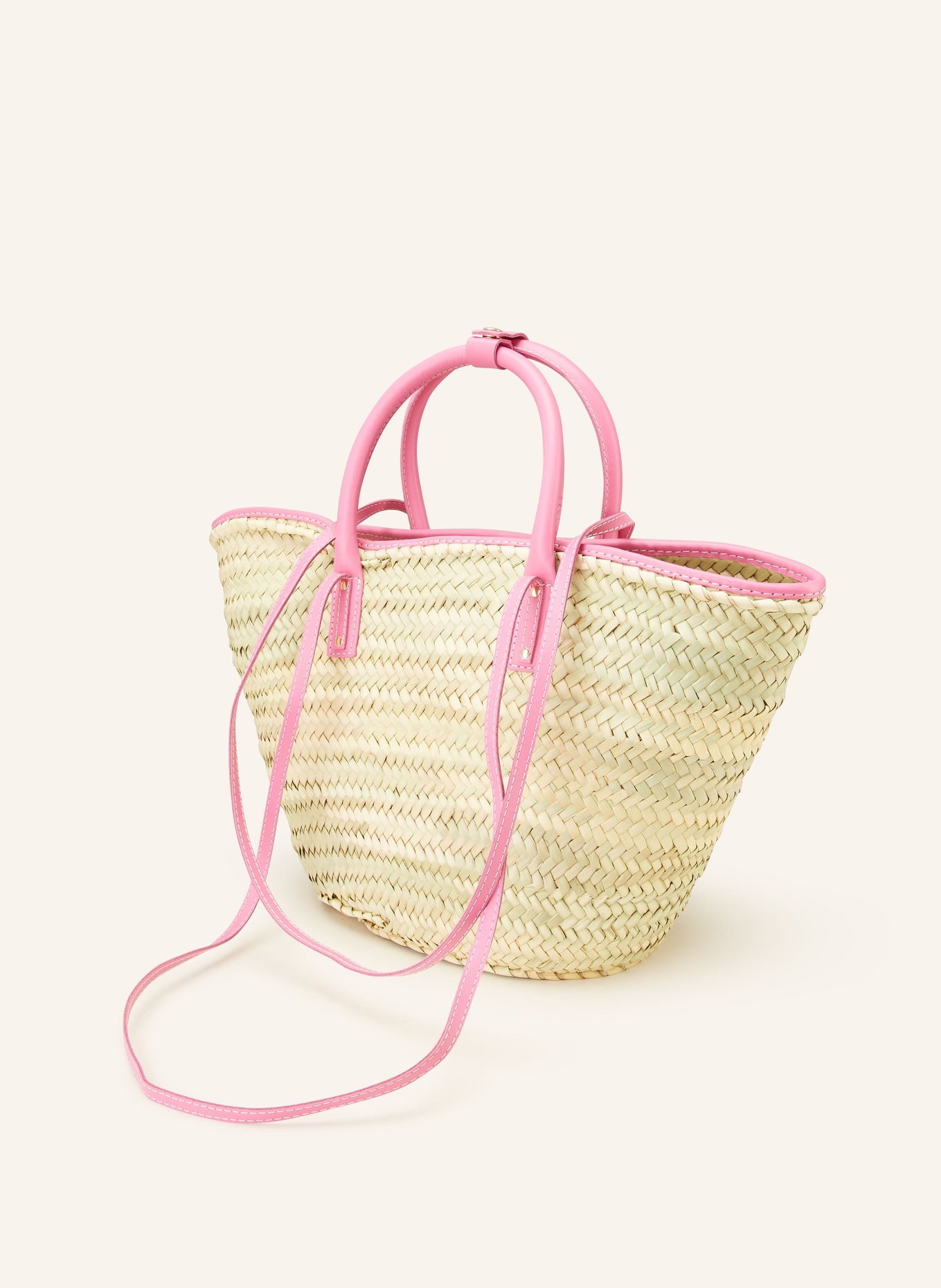 JACQUEMUS Shopper LE PANIER SOLI in hellbraun pink