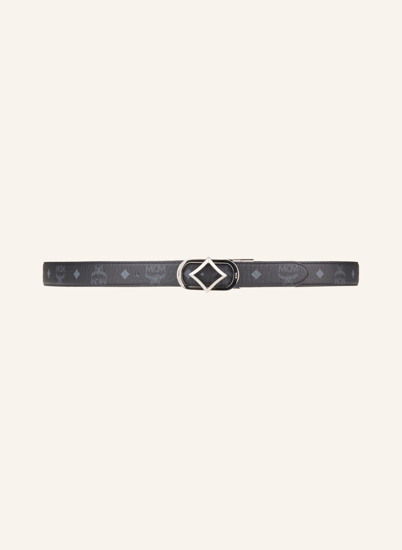 MCM Reversible belt, Color: DARK GRAY/ BLACK (Image 2)