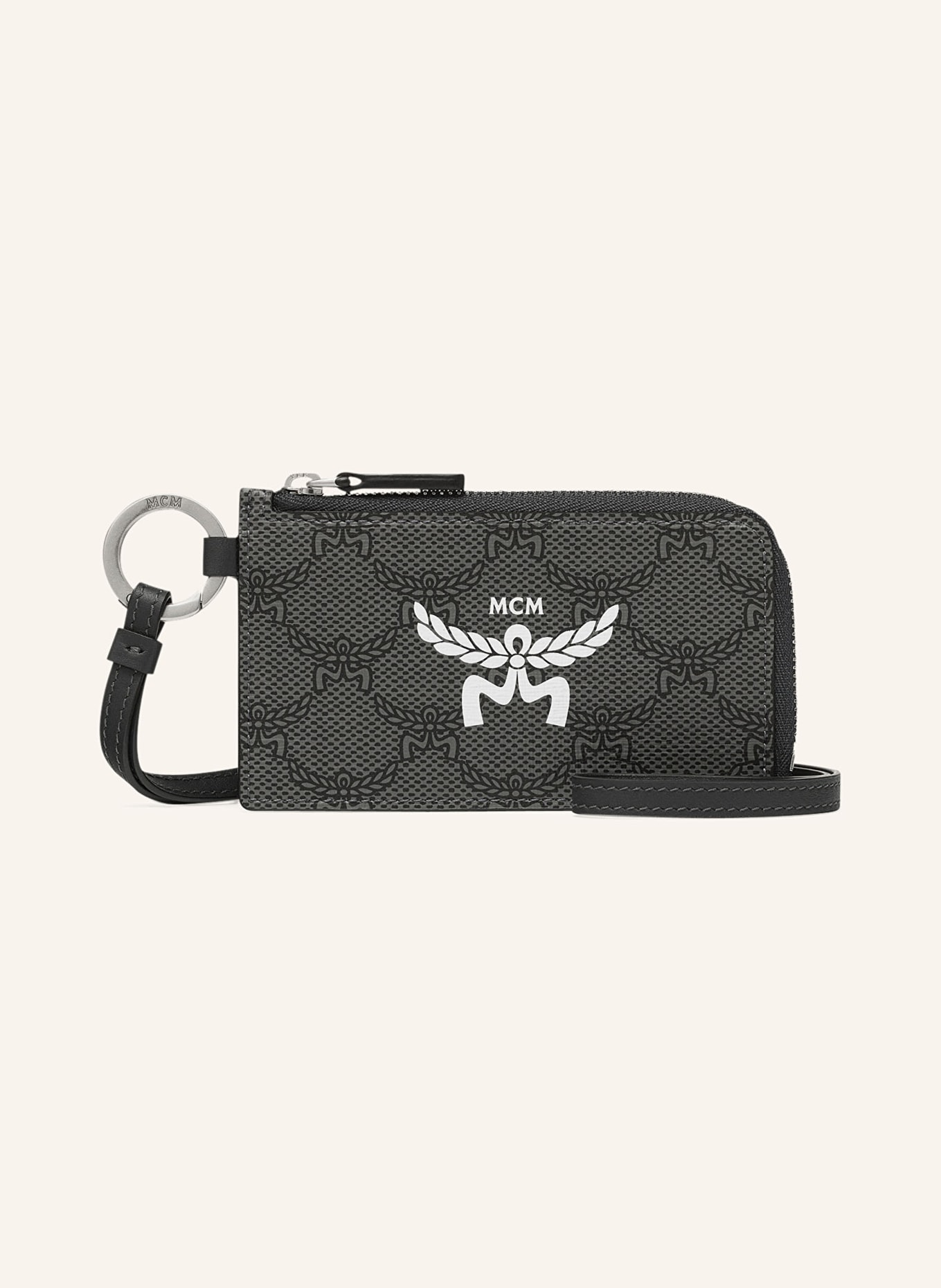 MCM Card case HIMMEL with coin compartment, Color: DARK GRAY (Image 1)