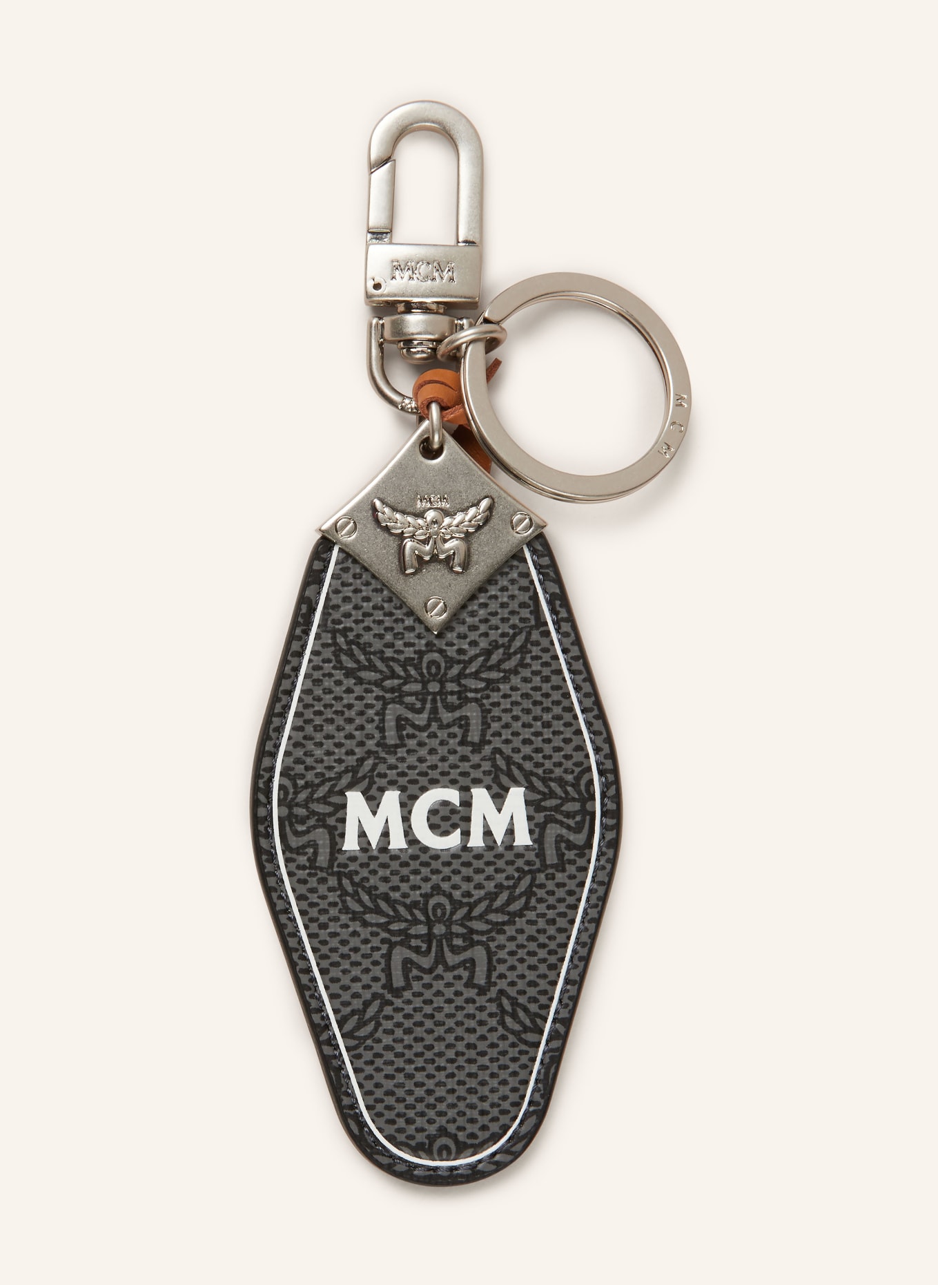 MCM Key ring LAURETOS, Color: ED DARK GREY (Image 1)