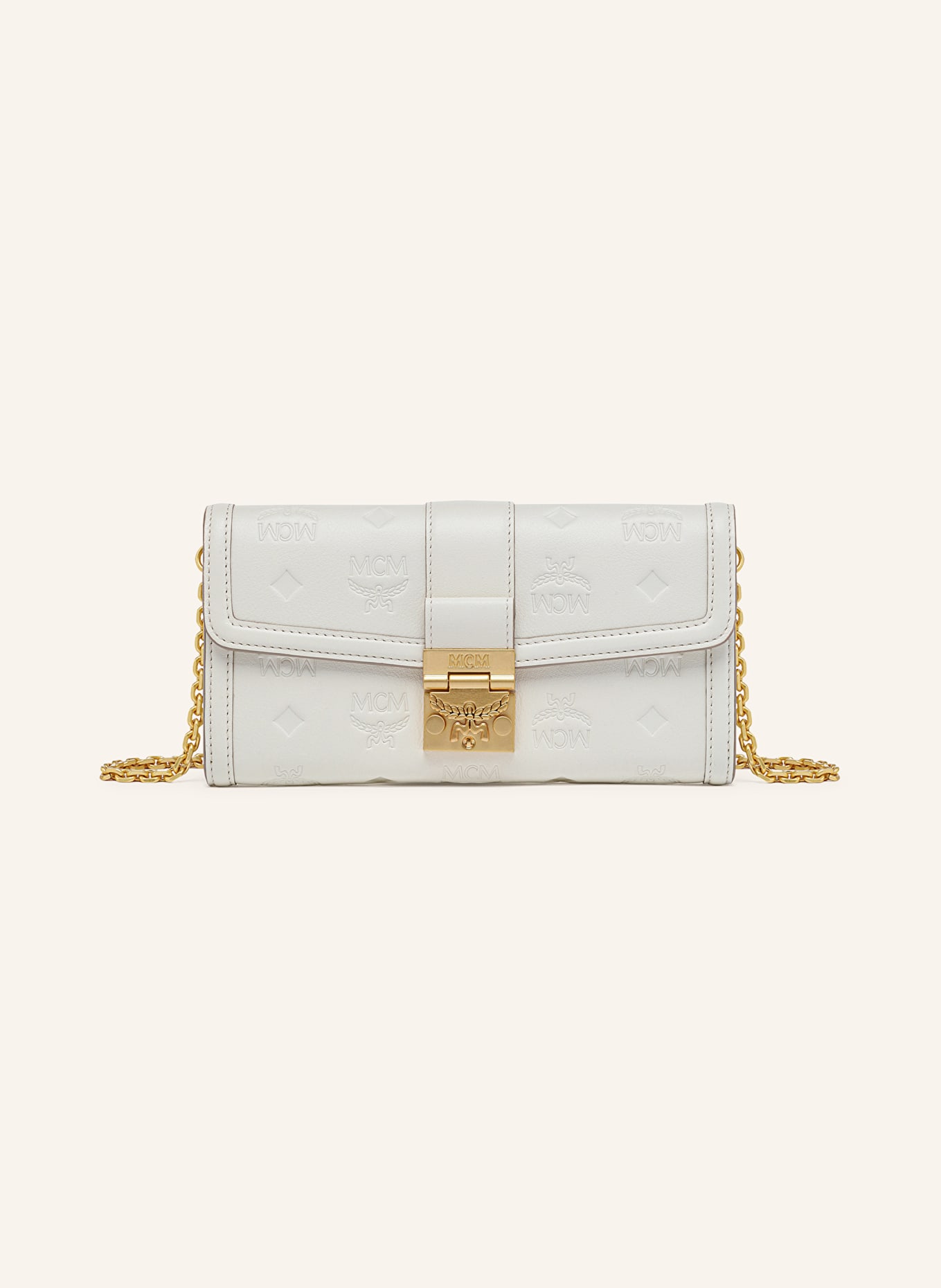MCM Neck wallet TRACY LARGE, Color: WHITE (Image 1)