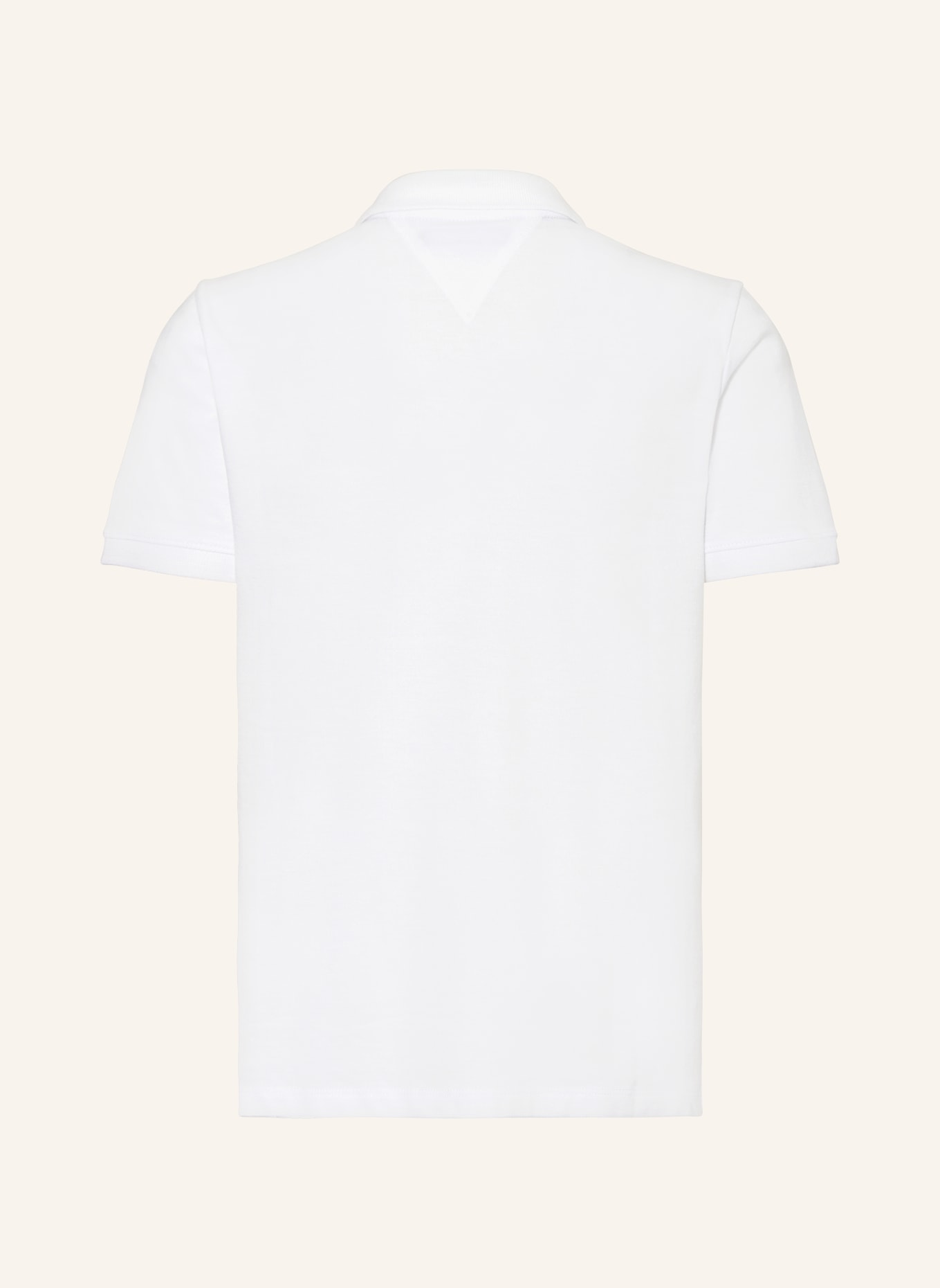 TOMMY HILFIGER Piqué-Poloshirt, Farbe: WEISS (Bild 2)