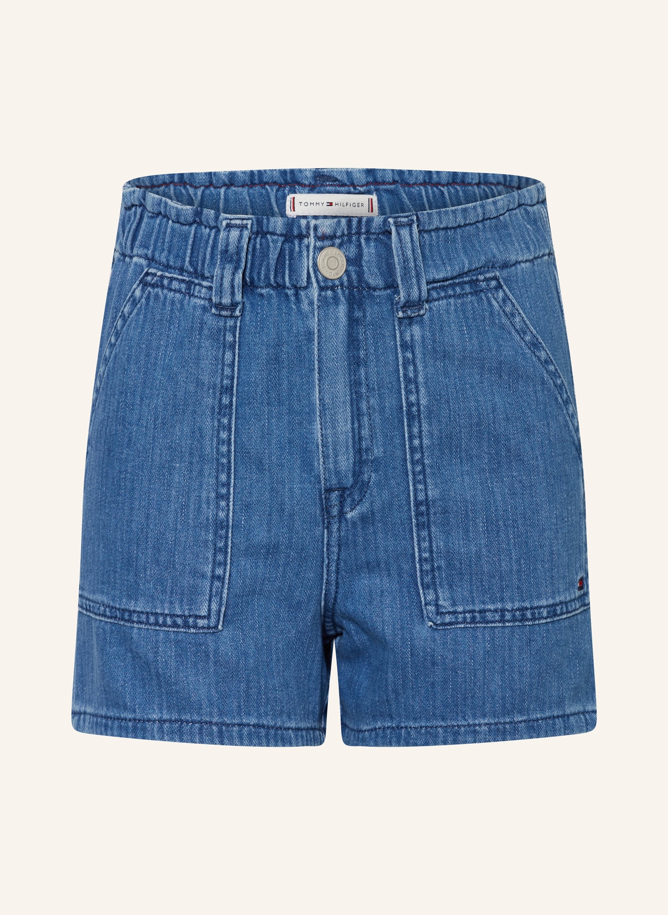 TOMMY HILFIGER Shorts in Jeansoptik, Farbe: BLAU (Bild 1)