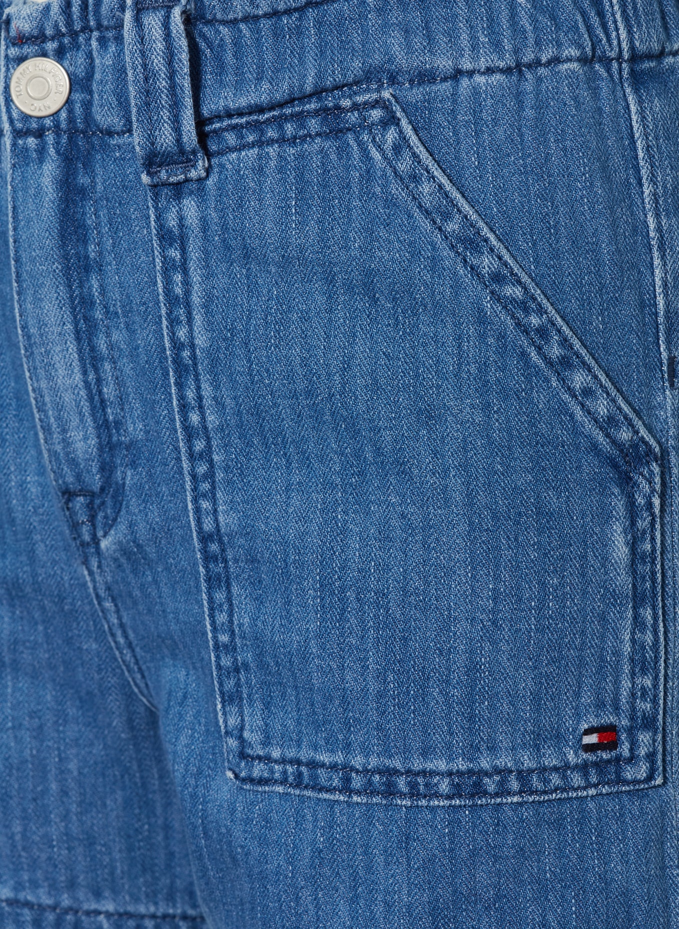 TOMMY HILFIGER Shorts in Jeansoptik, Farbe: BLAU (Bild 3)