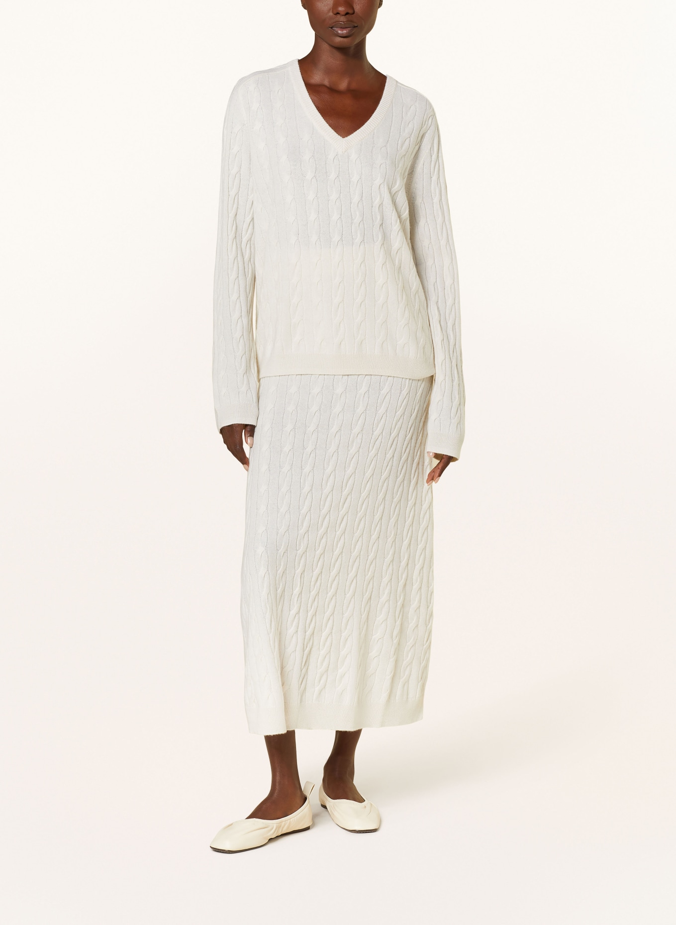 LISA YANG Cashmere-Pullover, Farbe: ECRU (Bild 2)