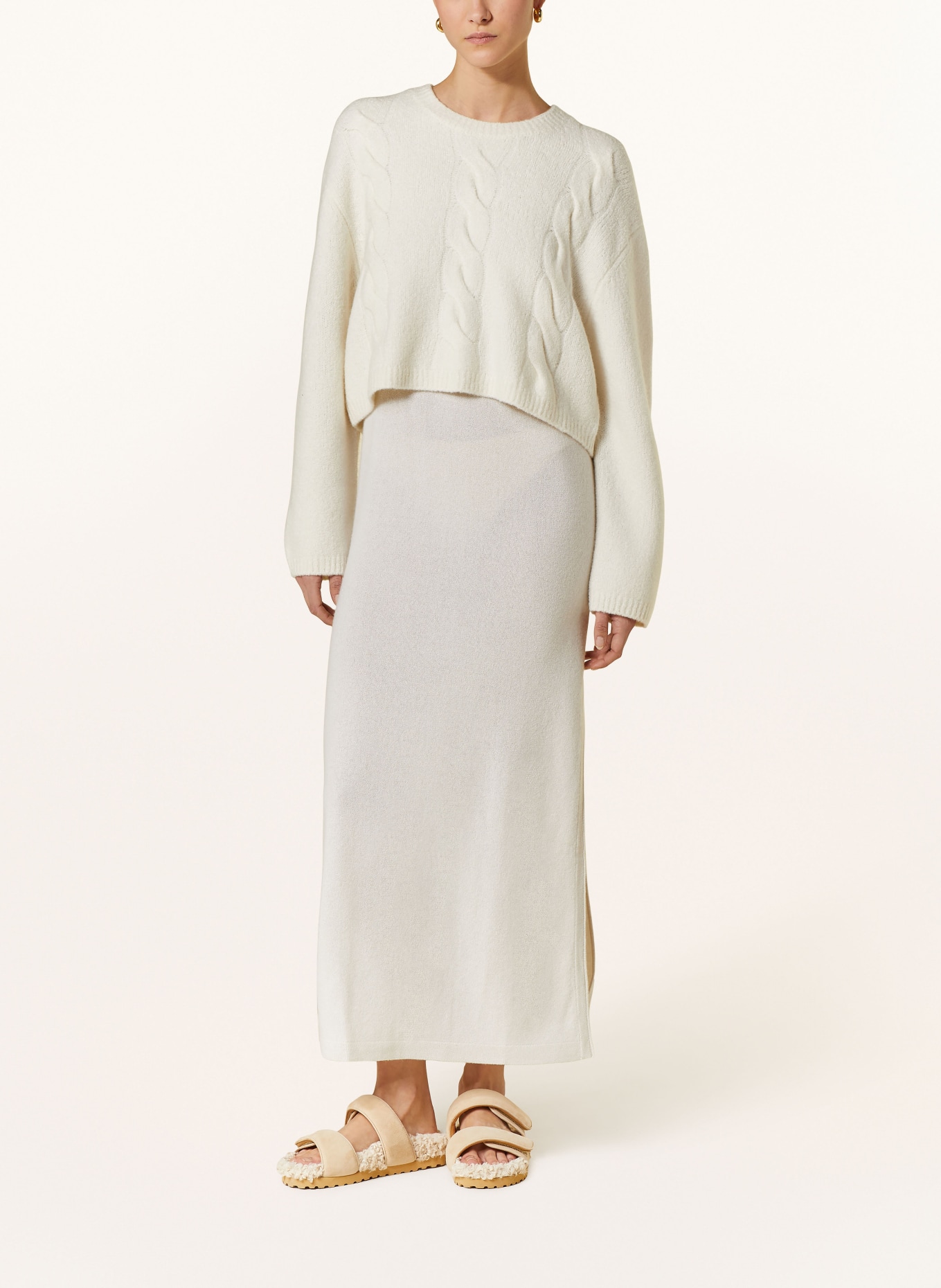 LISA YANG Cashmere-Pullover, Farbe: CREME (Bild 2)