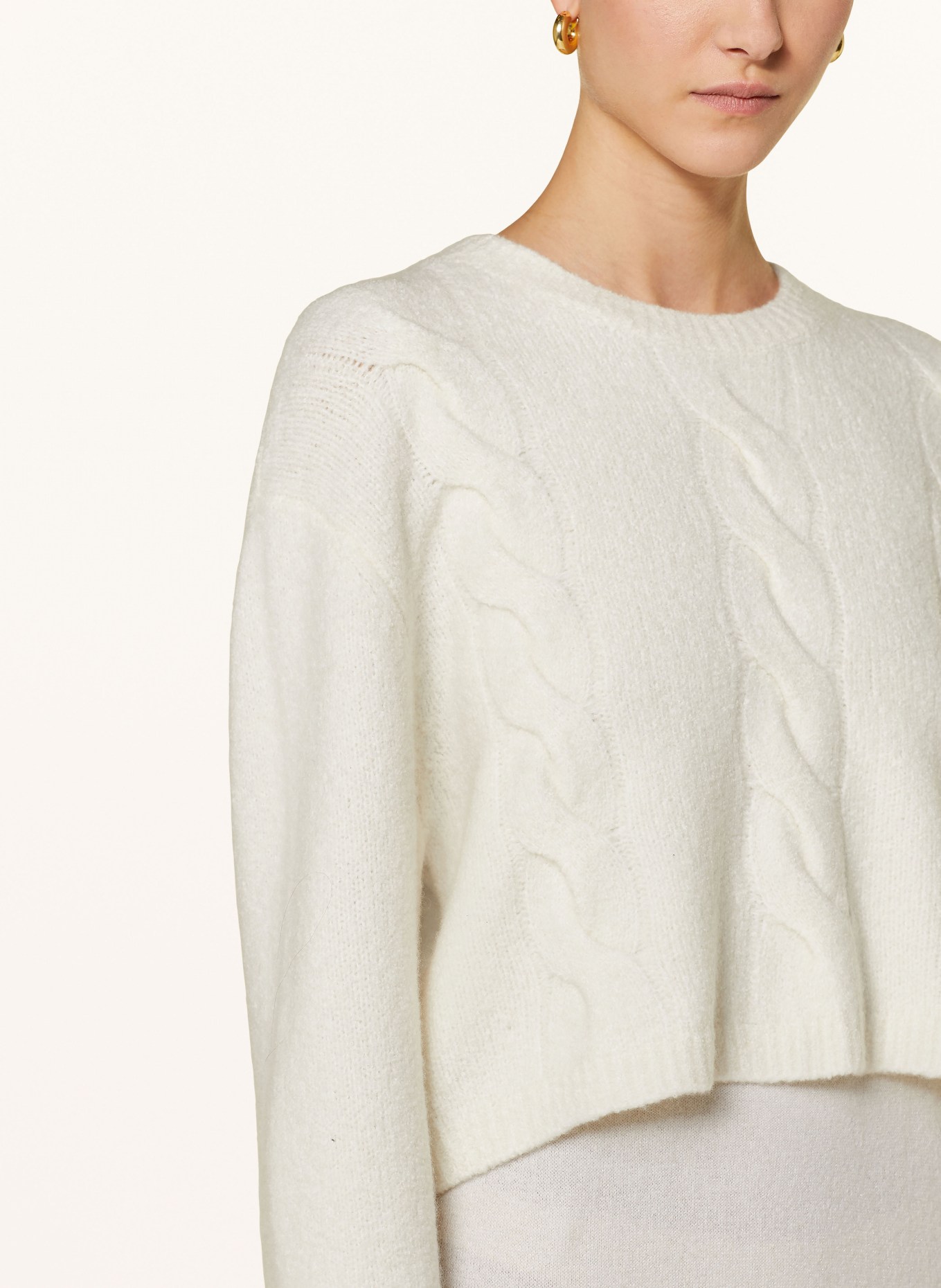 LISA YANG Cashmere sweater, Color: CREAM (Image 4)