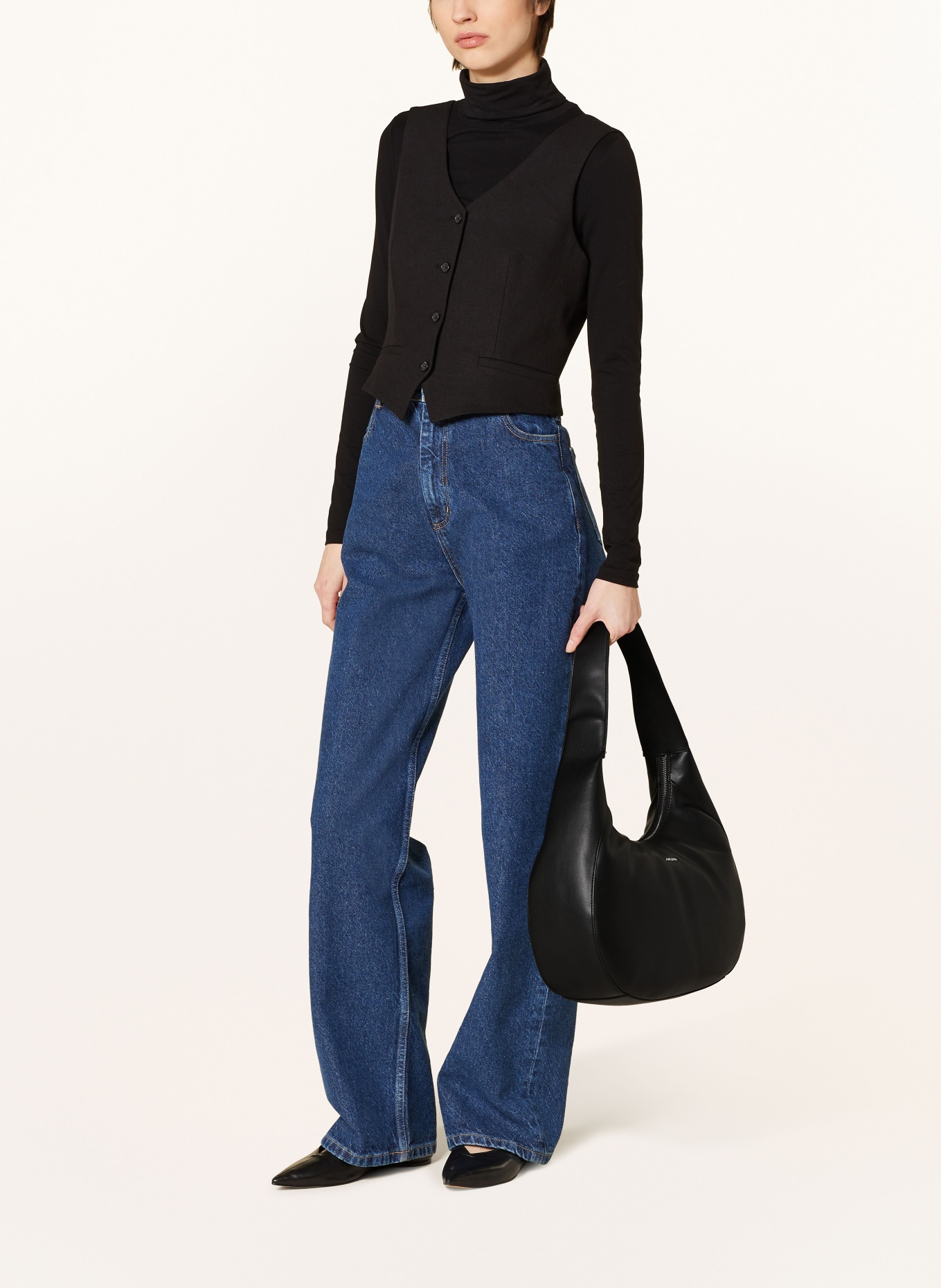 Calvin Klein Hobo-Bag, Farbe: SCHWARZ (Bild 4)