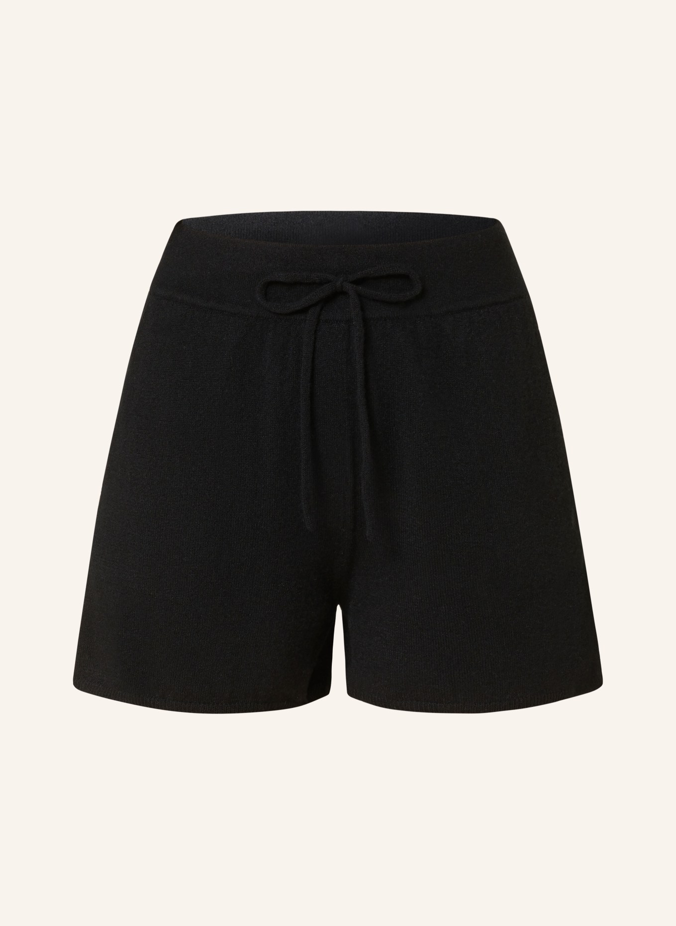 LOULOU STUDIO Knit shorts made of cashmere, Color: BLACK (Image 1)