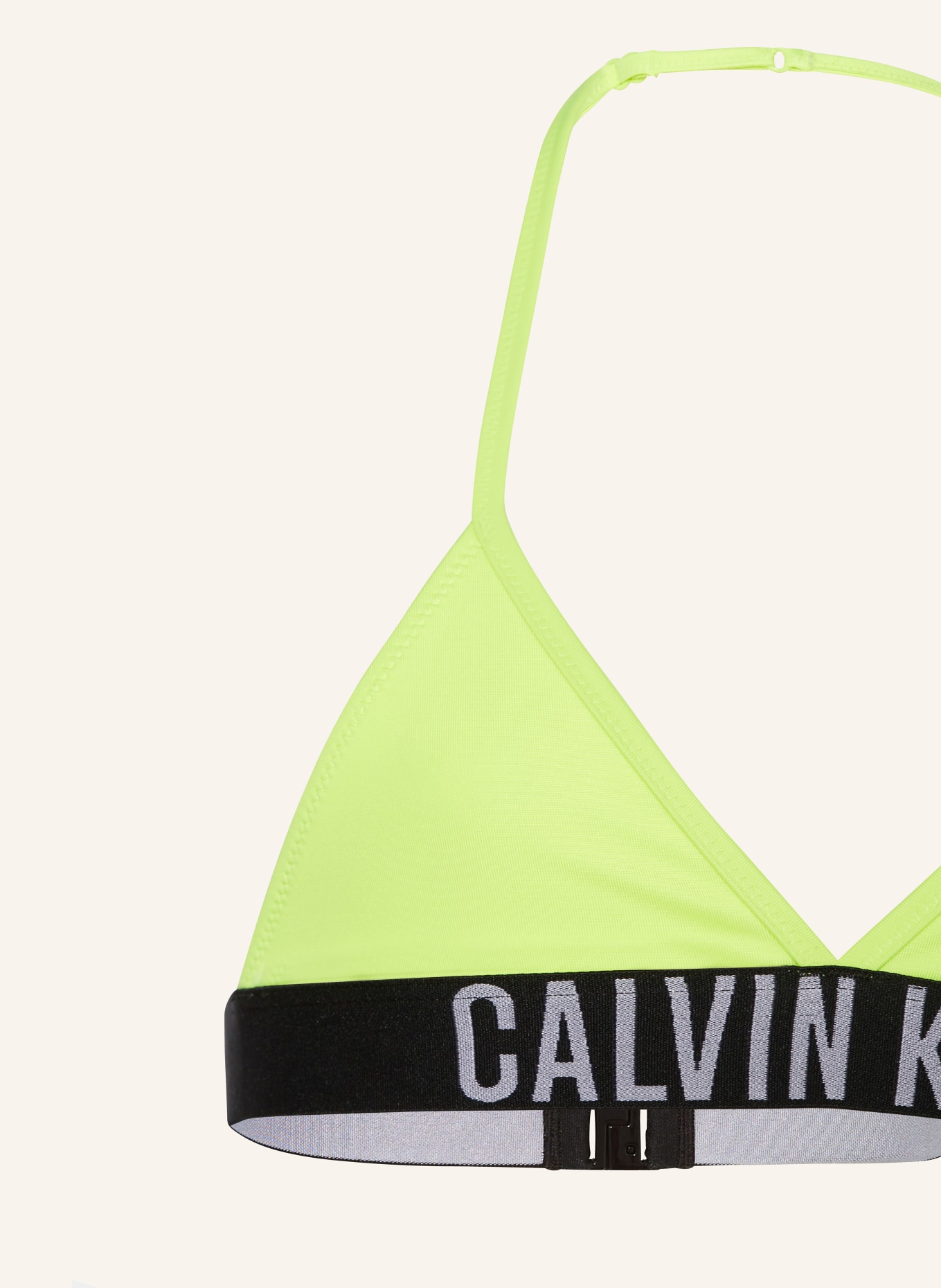 Calvin Klein Triangel-Bikini, Farbe: NEONGRÜN (Bild 3)