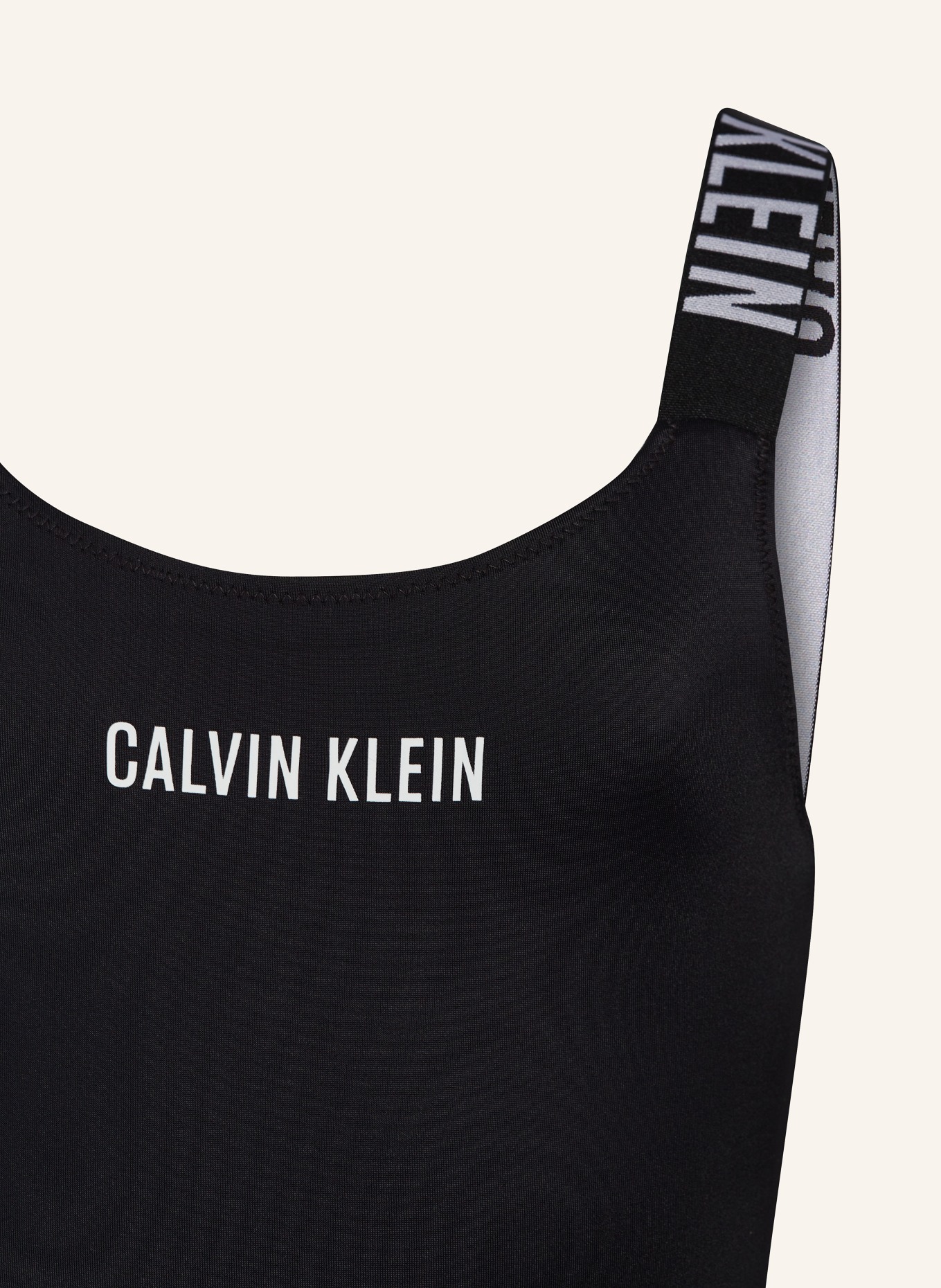 Calvin Klein Badeanzug INTENSE POWER, Farbe: SCHWARZ (Bild 3)