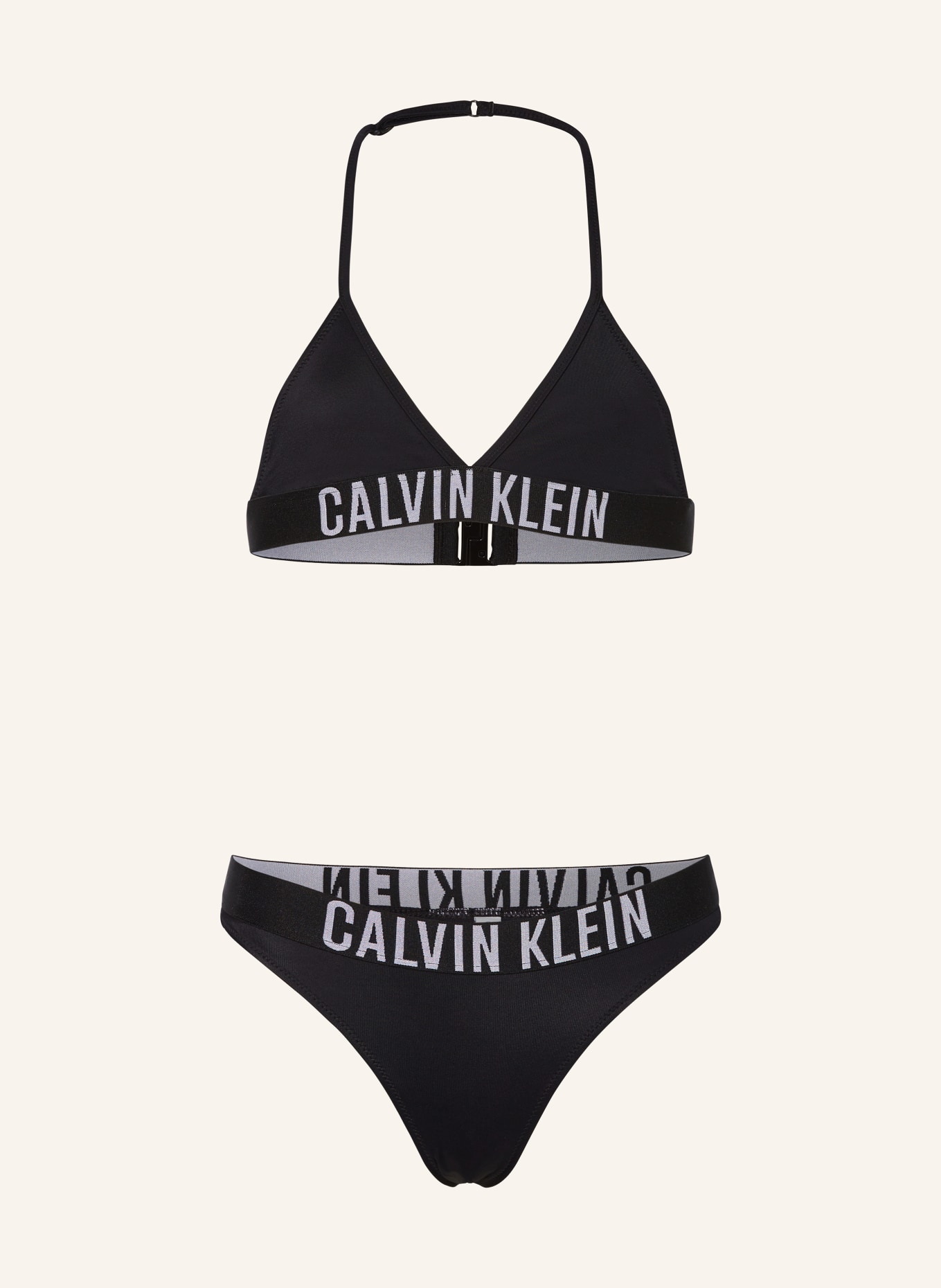 Calvin Klein Triangel-Bikini, Farbe: SCHWARZ (Bild 1)
