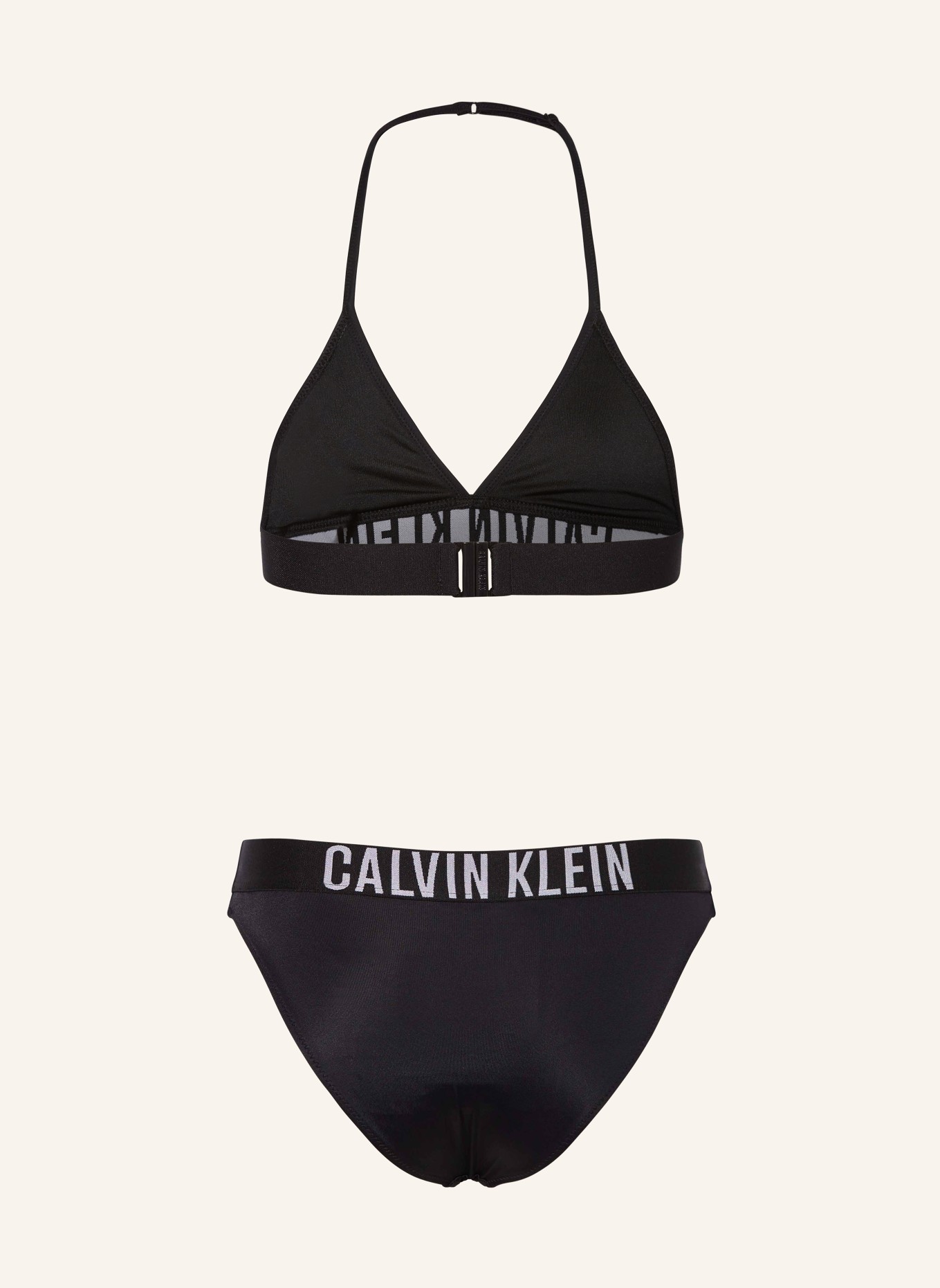 Calvin Klein Triangel-Bikini, Farbe: SCHWARZ (Bild 2)
