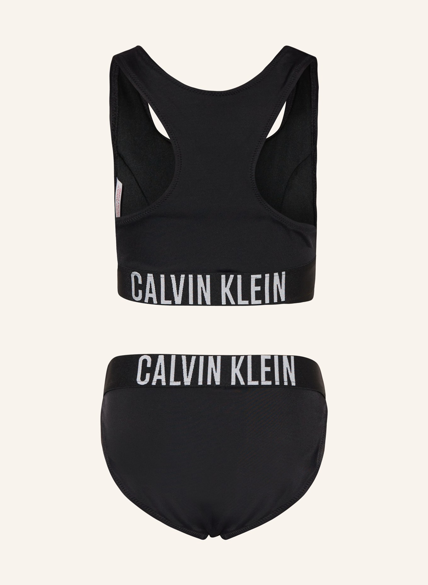 Calvin Klein Bustier-Bikini, Farbe: SCHWARZ (Bild 2)