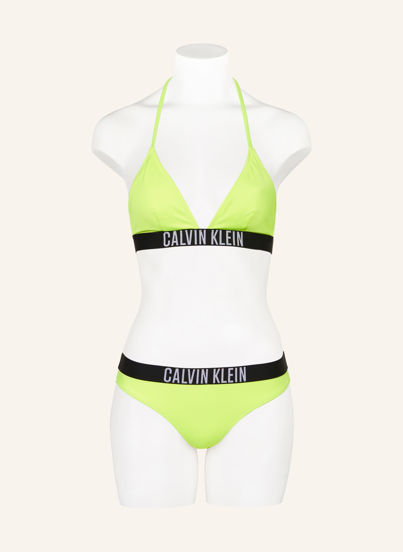 Calvin Klein Basic-Bikini-Hose INTENSE POWER, Farbe: NEONGELB (Bild 2)