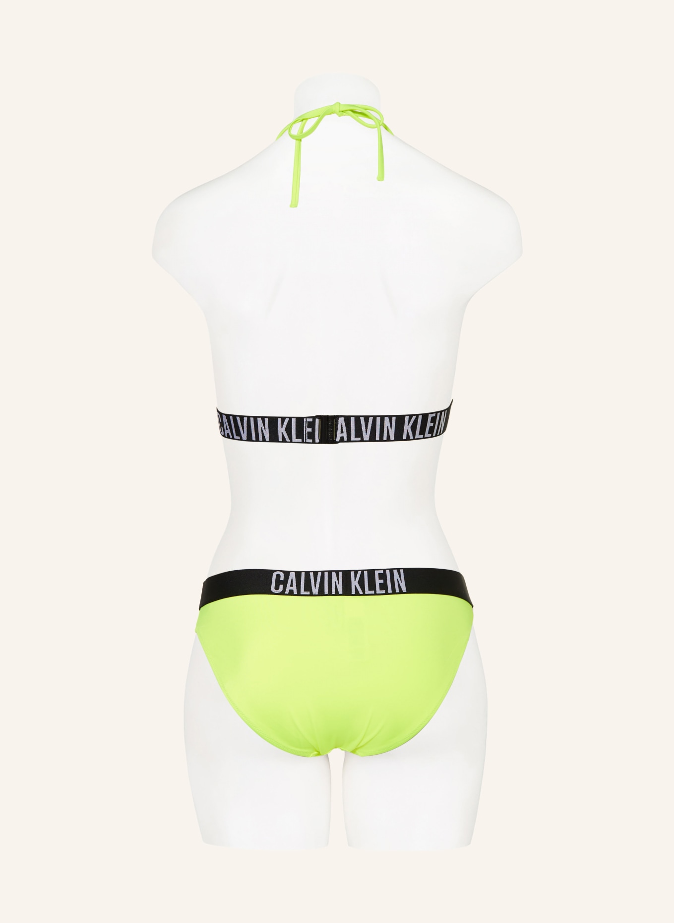 Calvin Klein Basic bikini bottoms INTENSE POWER, Color: NEON YELLOW (Image 3)