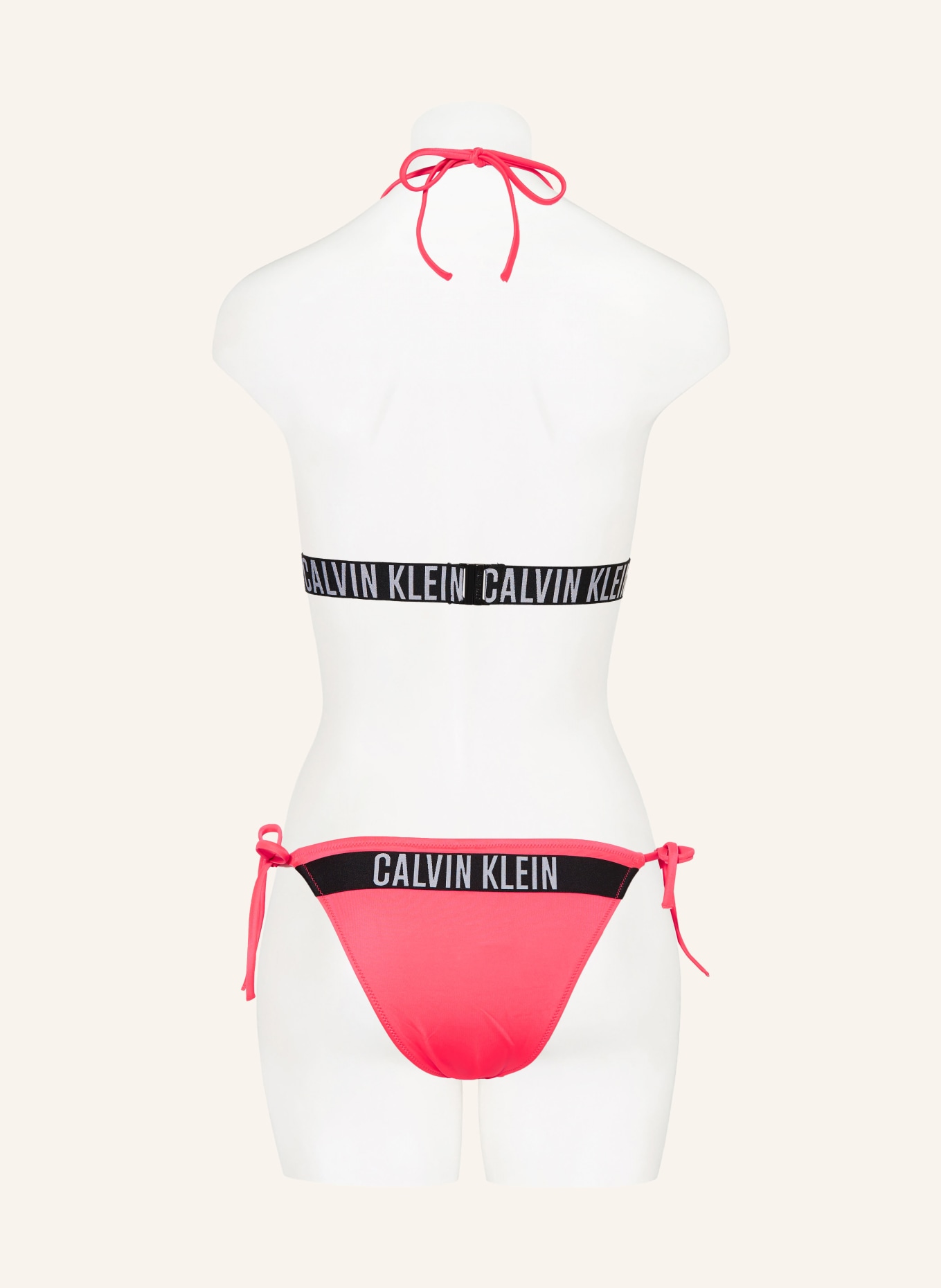 Calvin Klein Triangel-Bikini-Hose, Farbe: NEONROSA (Bild 3)