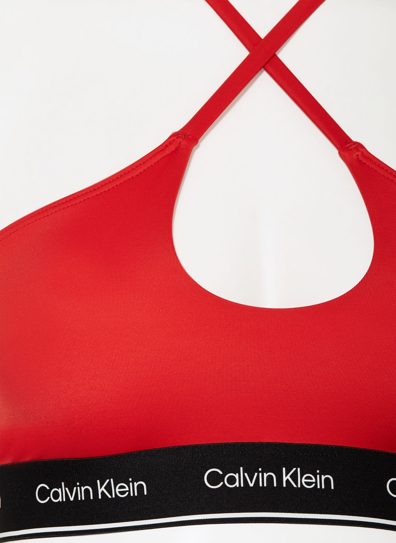 Calvin Klein Bralette-Bikini-Top CK META LEGACY, Farbe: ROT/ SCHWARZ (Bild 4)
