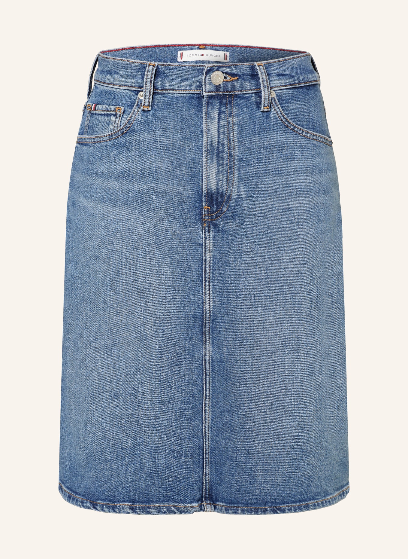 TOMMY HILFIGER Spódnica jeansowa, Kolor: NIEBIESKI (Obrazek 1)