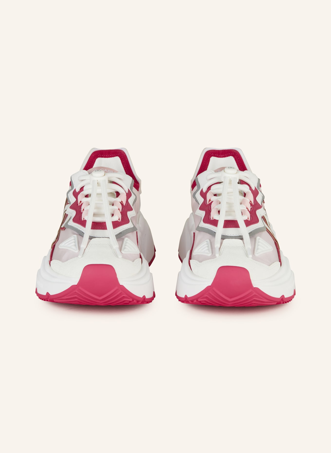 DOLCE & GABBANA Sneakers DAYMASTER, Color: WHITE/ LIGHT PINK/ PINK (Image 3)
