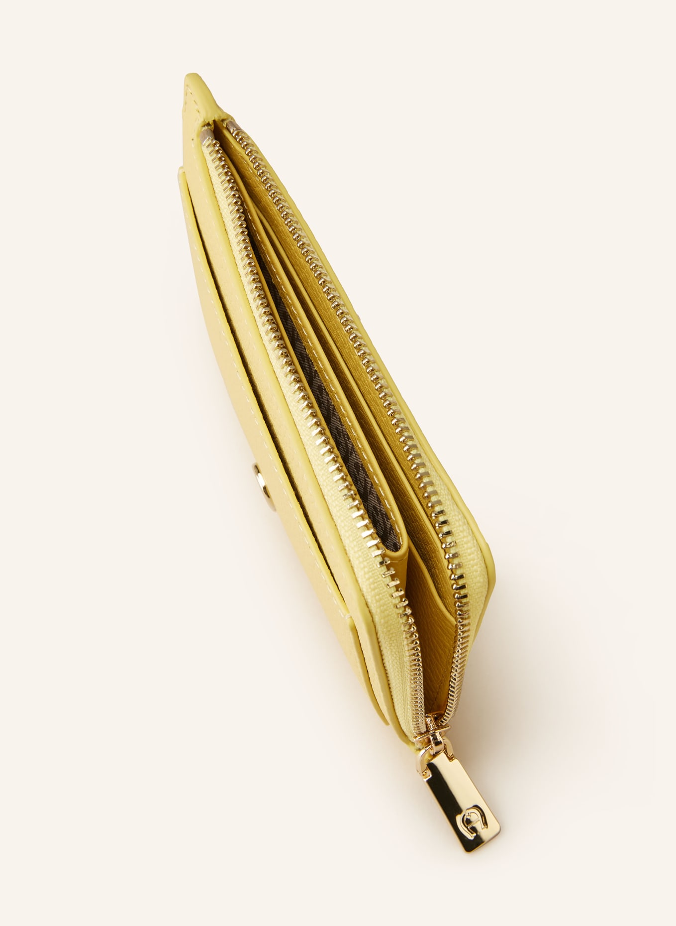 AIGNER Kartenetui MINGLE: DUNKELGELB