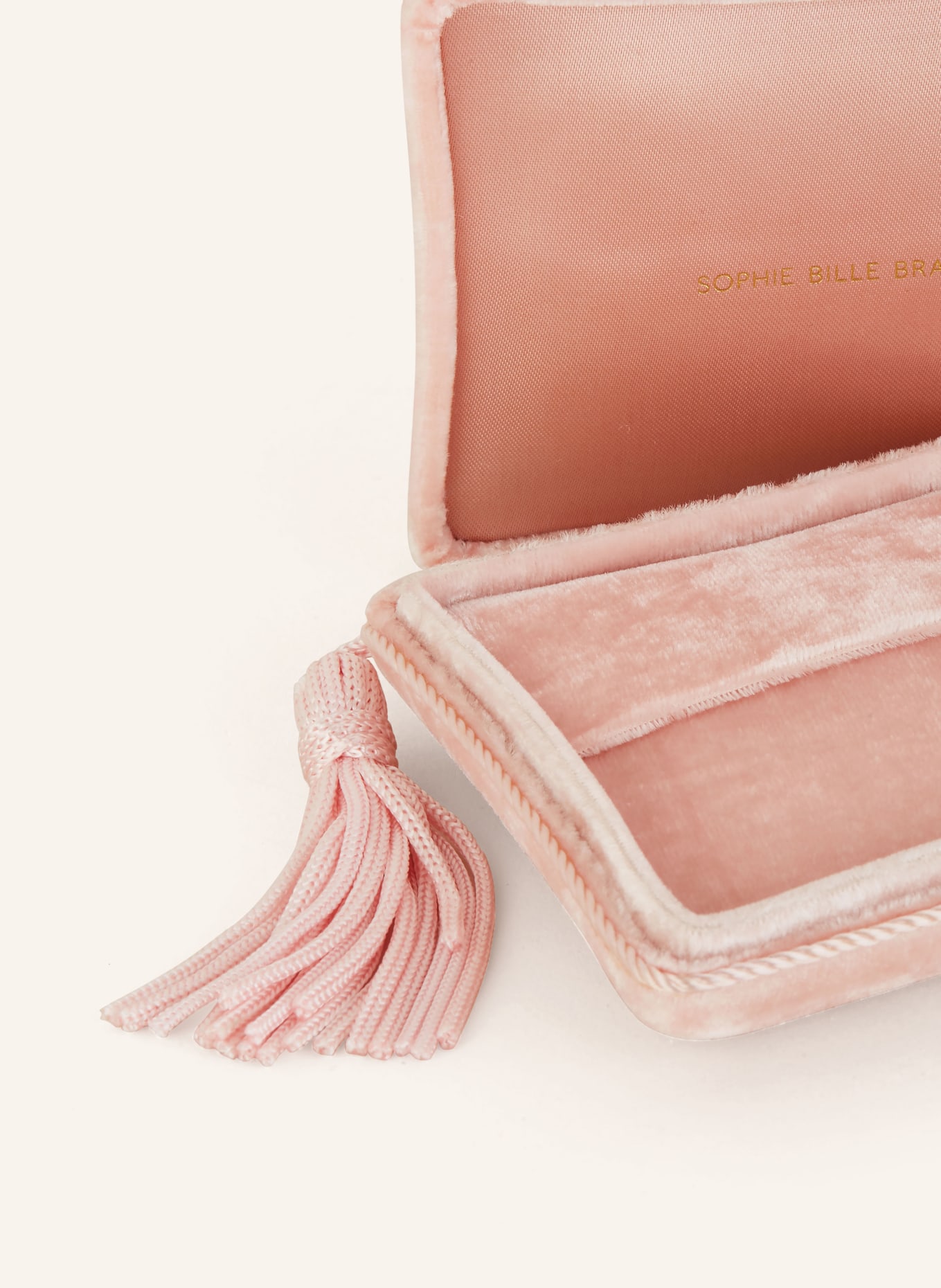 SOPHIE BILLE BRAHE Velvet jewelry box VELVET ROSE, Color: ROSE (Image 3)
