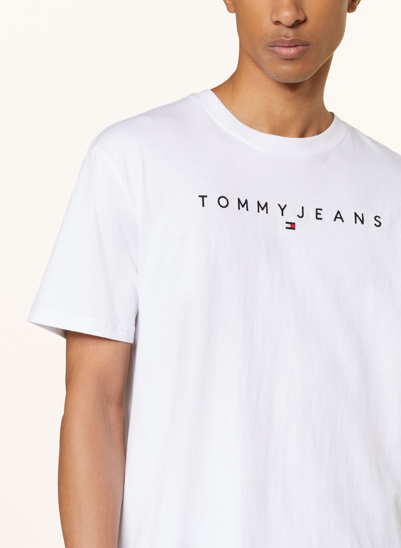 TOMMY JEANS T-shirt, Color: WHITE/ BLUE (Image 4)