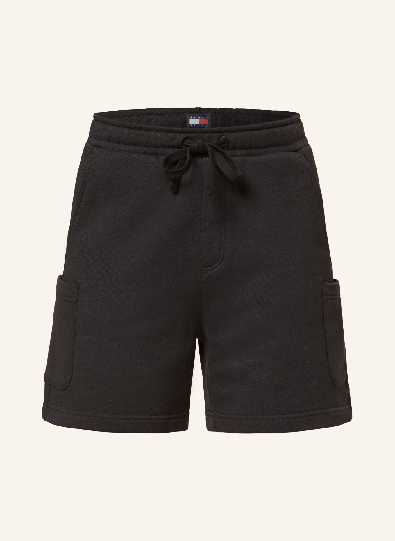 TOMMY JEANS Sweat shorts, Color: BLACK (Image 1)
