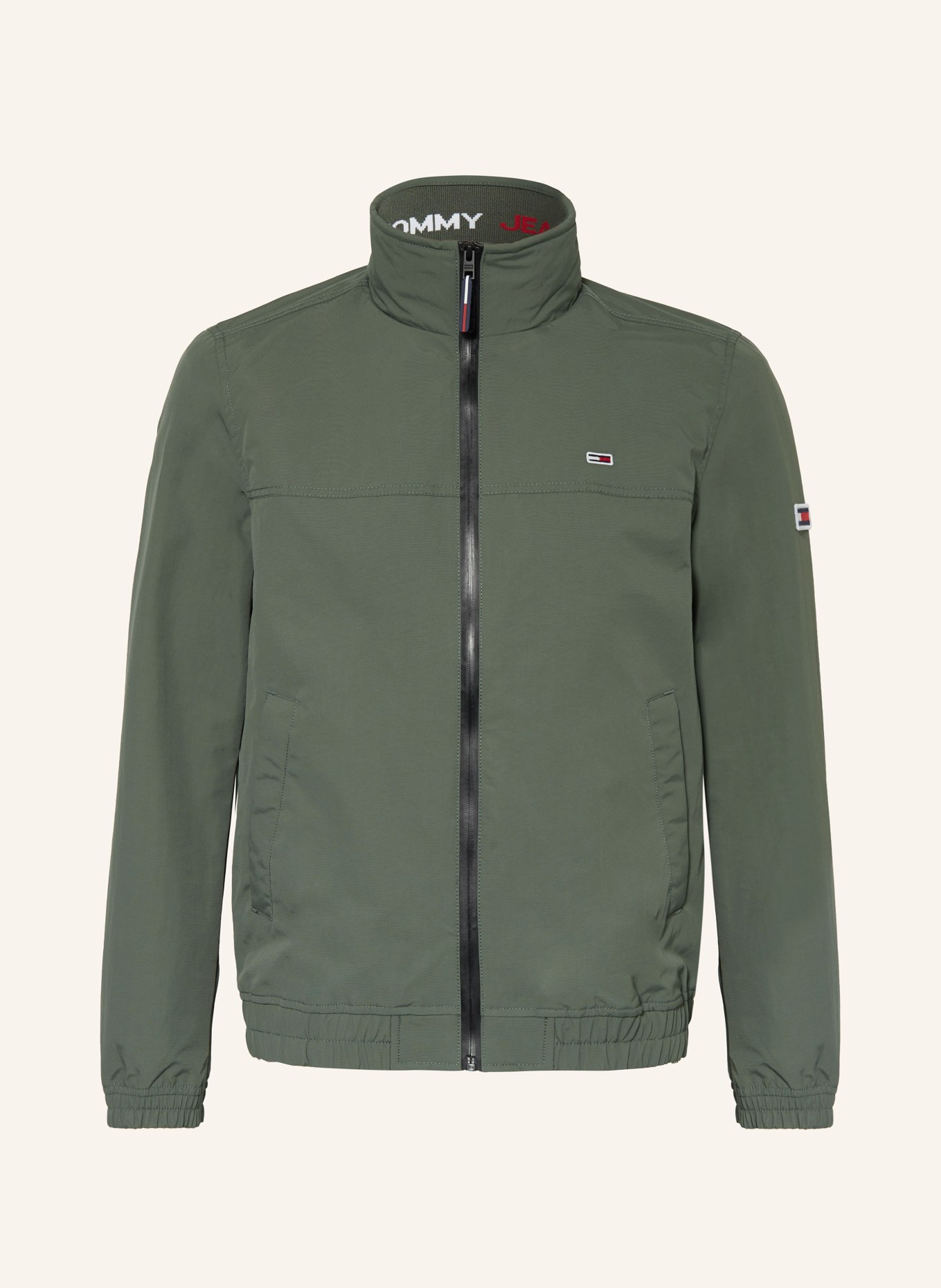 TOMMY JEANS Bomber jacket ESSENTIAL, Color: GREEN (Image 1)