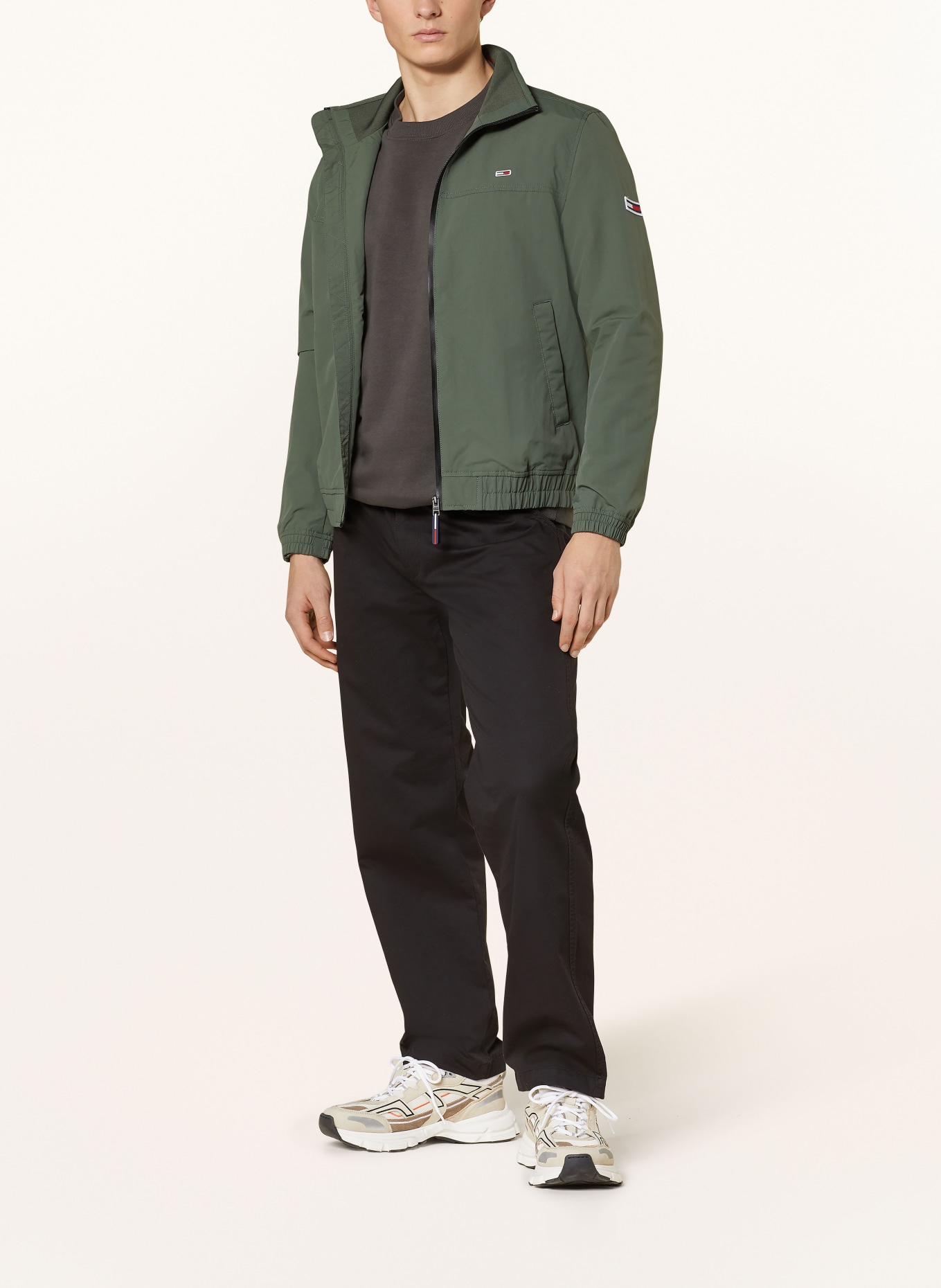 TOMMY JEANS Bomber jacket ESSENTIAL, Color: GREEN (Image 2)