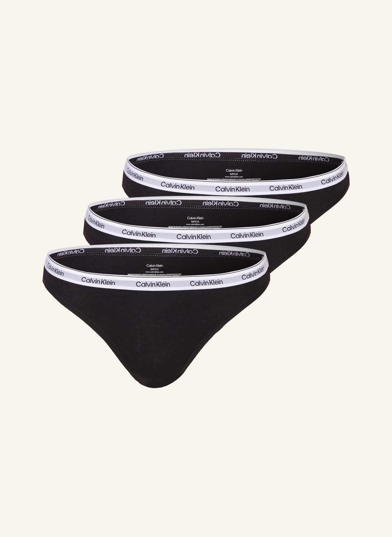 Calvin Klein 3-pack briefs MODERN LOGO, Color: BLACK (Image 1)