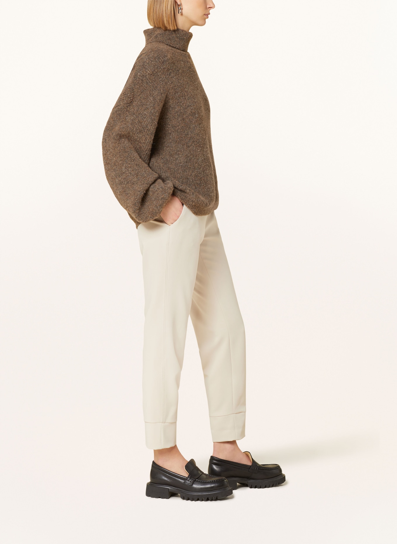 CINQUE Spodnie CISOLVEI w stylu dresowym, Kolor: KREMOWY (Obrazek 4)