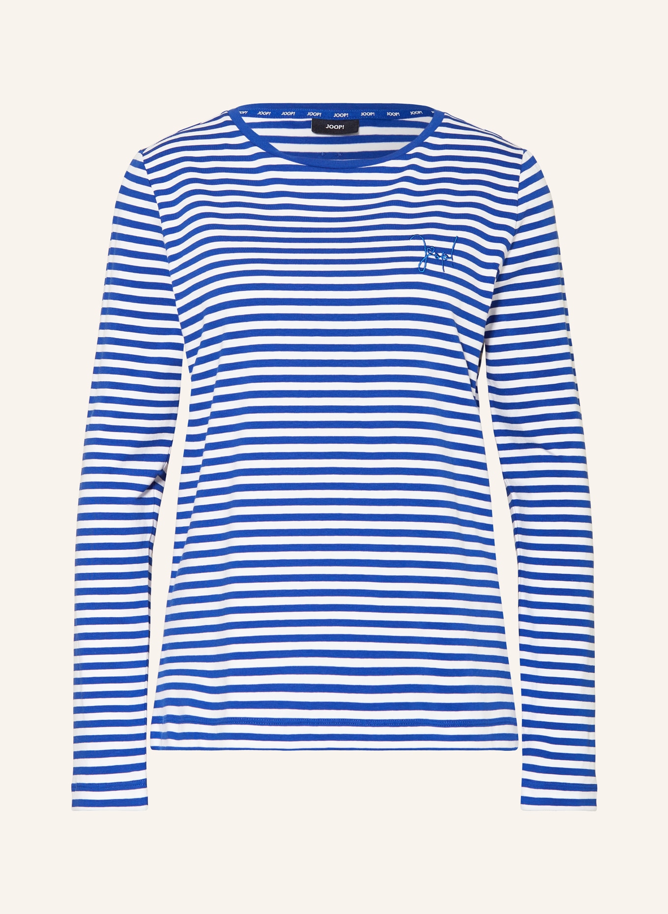 JOOP! Long sleeve shirt, Color: WHITE/ BLUE (Image 1)