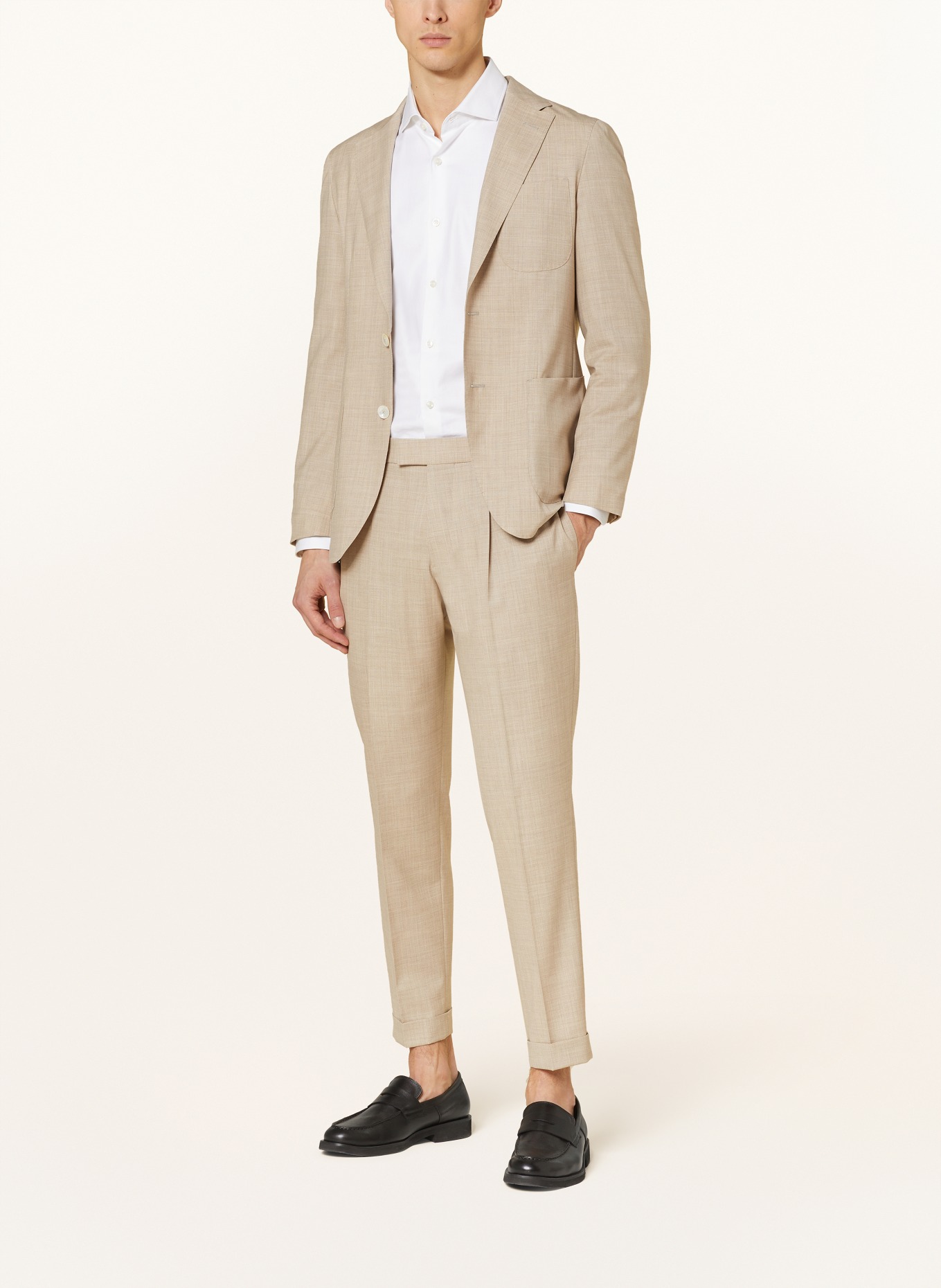 BOSS Anzug HESTON Slim Fit, Farbe: BEIGE (Bild 2)