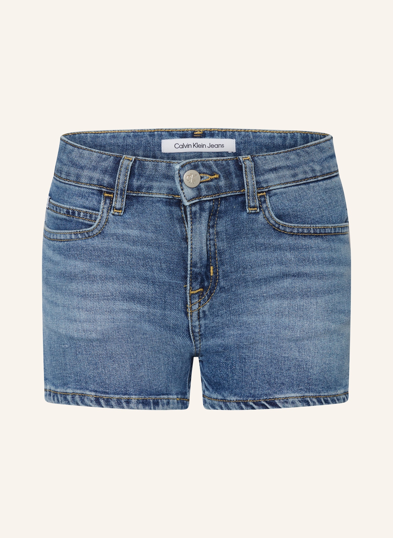 Calvin Klein Szorty jeansowe MR SLIM, Kolor: 1A4 Authentic Mid (Obrazek 1)