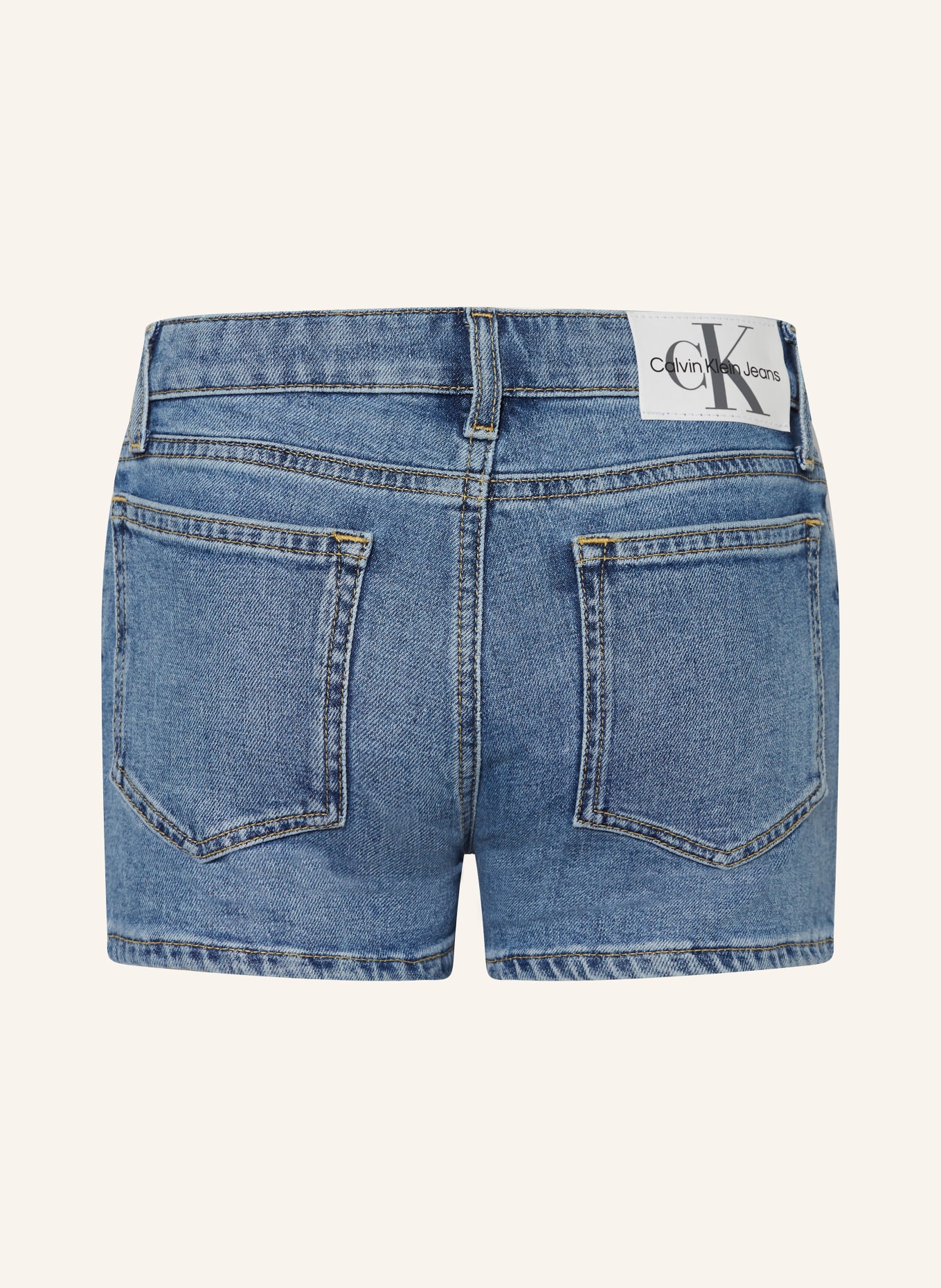 Calvin Klein Szorty jeansowe MR SLIM, Kolor: 1A4 Authentic Mid (Obrazek 2)