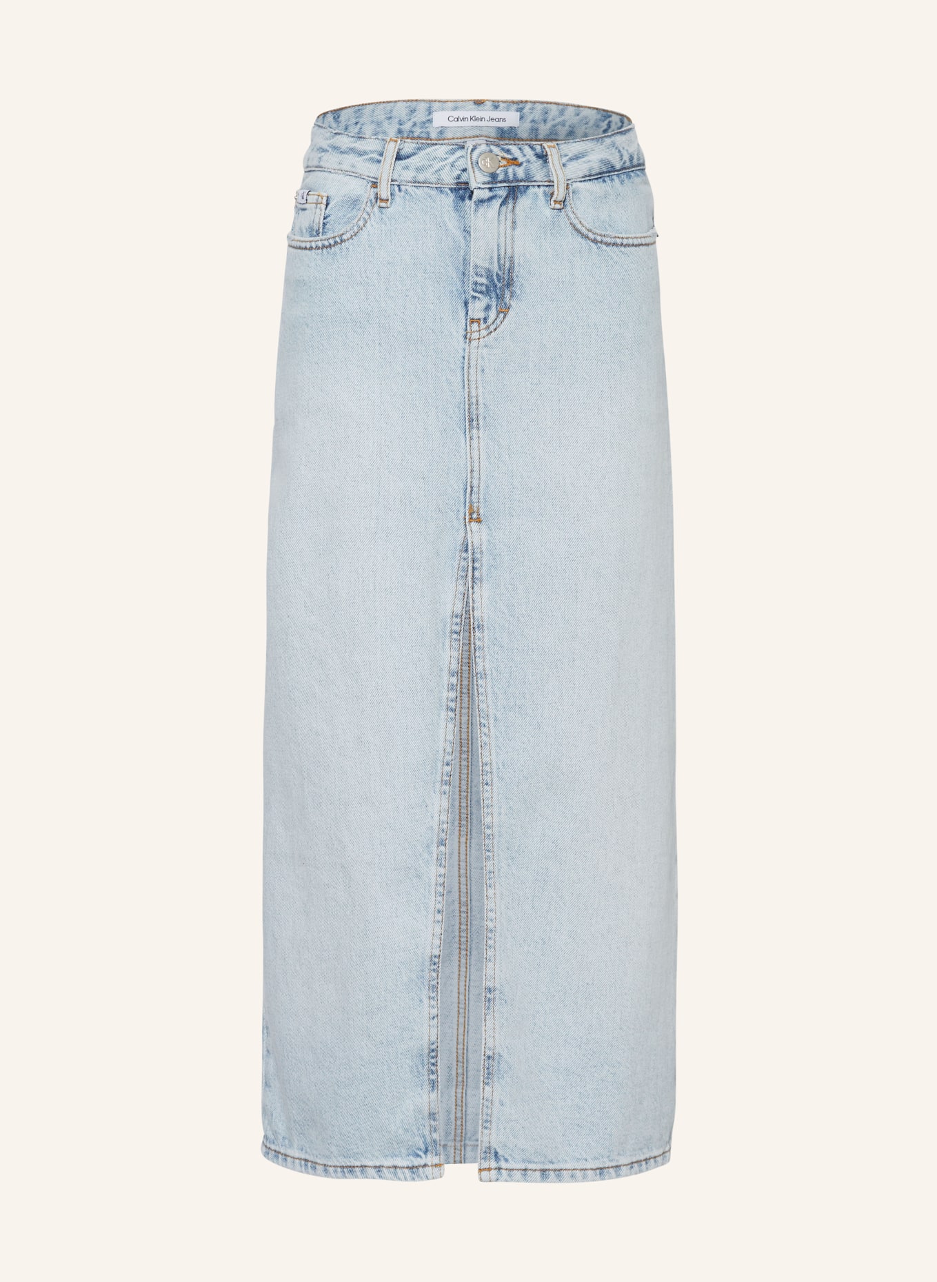 Calvin Klein Spódnica jeansowa, Kolor: JASNONIEBIESKI (Obrazek 1)