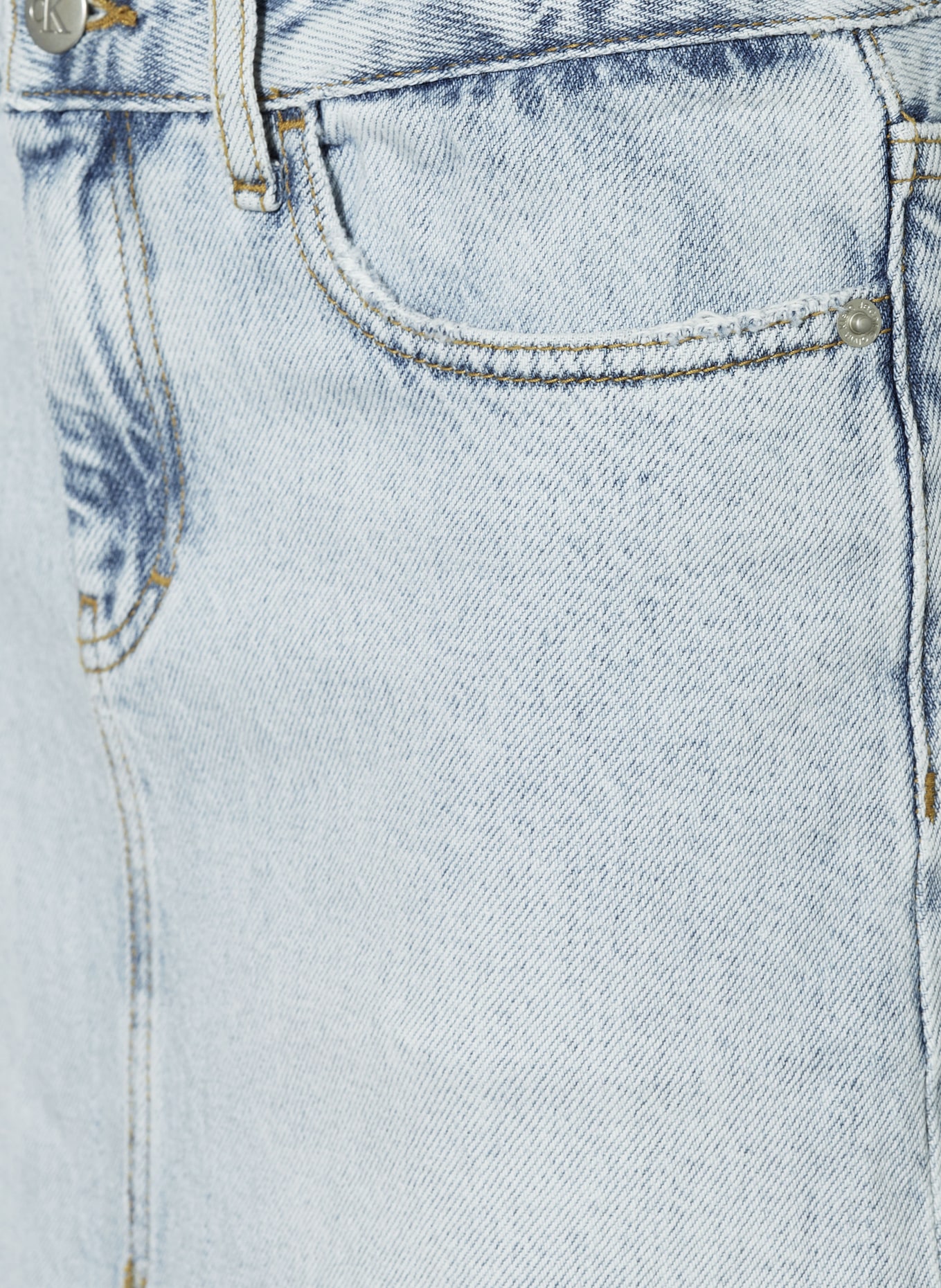 Calvin Klein Spódnica jeansowa, Kolor: JASNONIEBIESKI (Obrazek 3)
