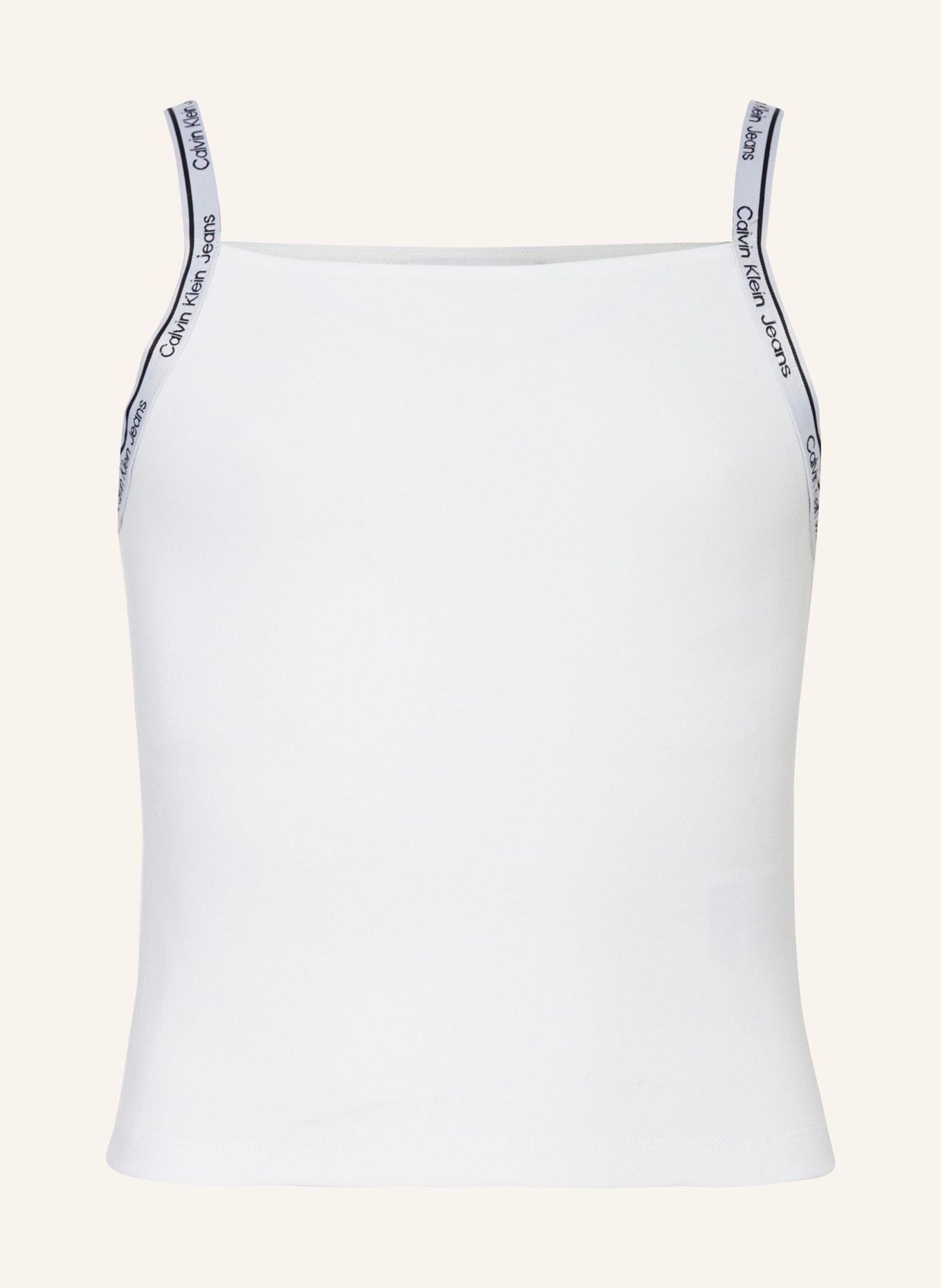 Calvin Klein Cropped-Top, Farbe: WEISS (Bild 1)