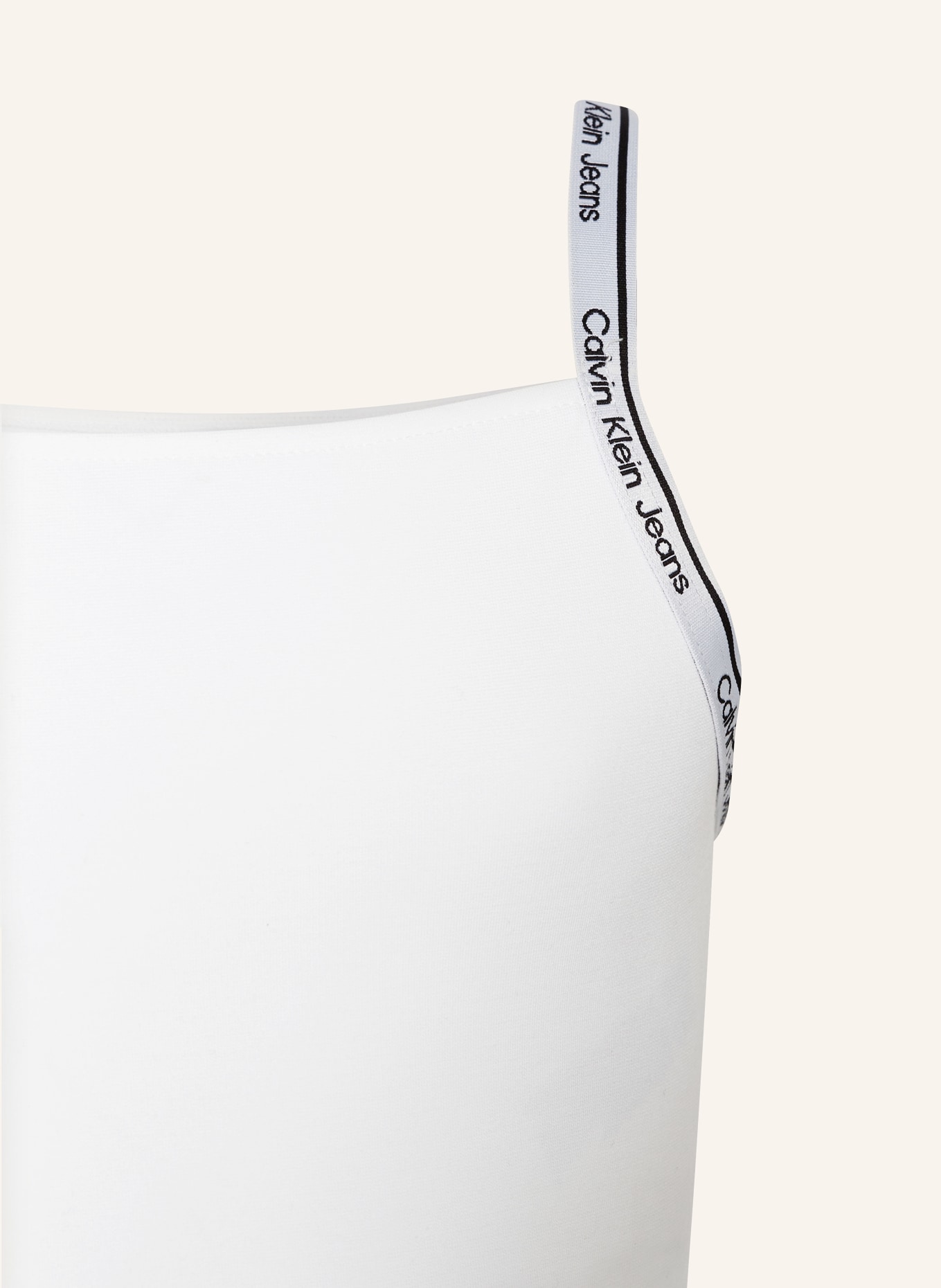 Calvin Klein Cropped-Top, Farbe: WEISS (Bild 3)
